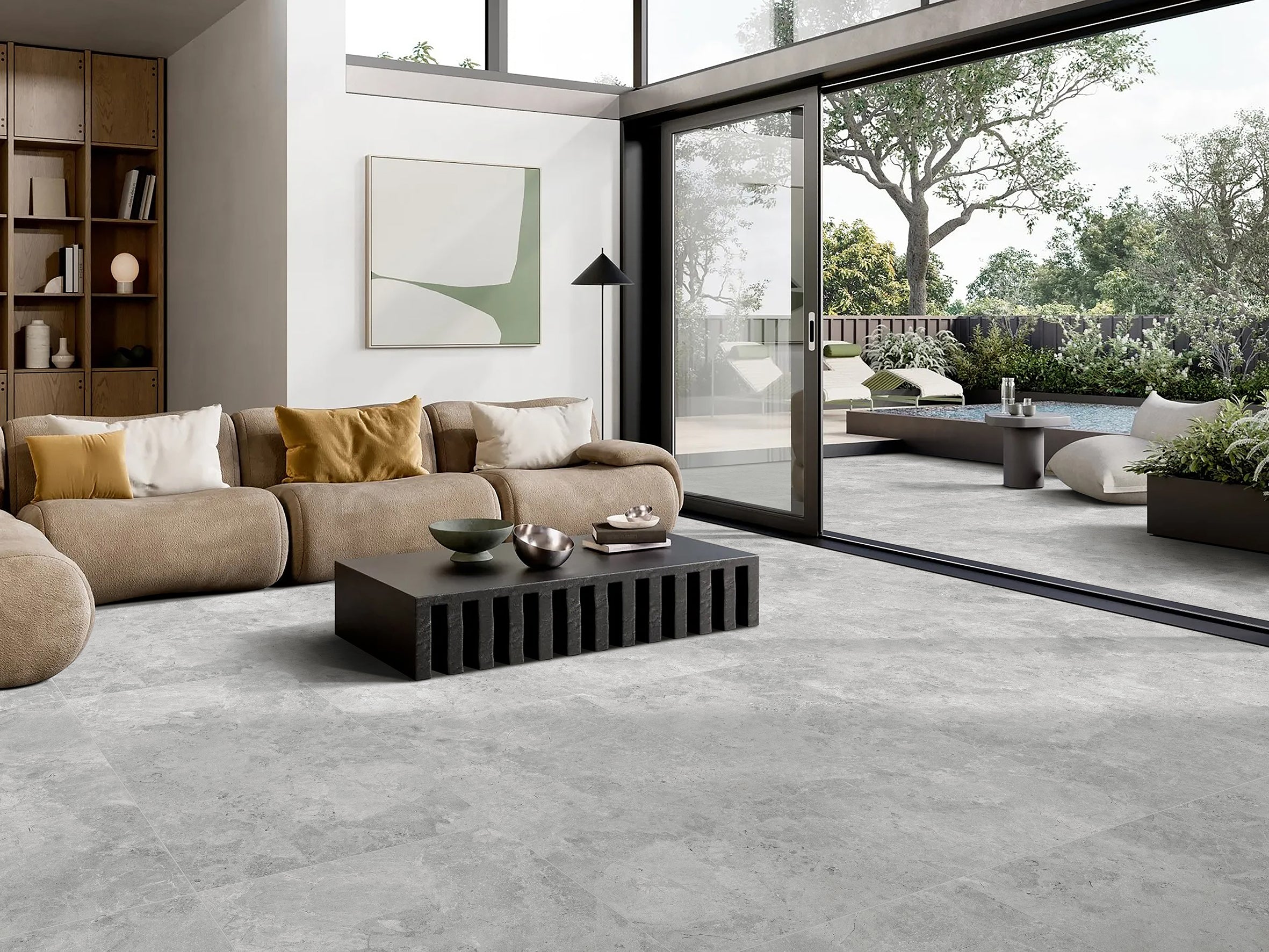 KARST-STONE WHITE EXTERNAL 600X600X20