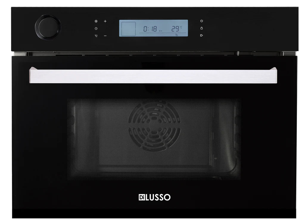BUILT IN COMBI STEAM OVEN - BLACK GLASS