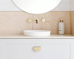 RADIUS Ceramic basin In White Gloss, White Matt, Black Matt
