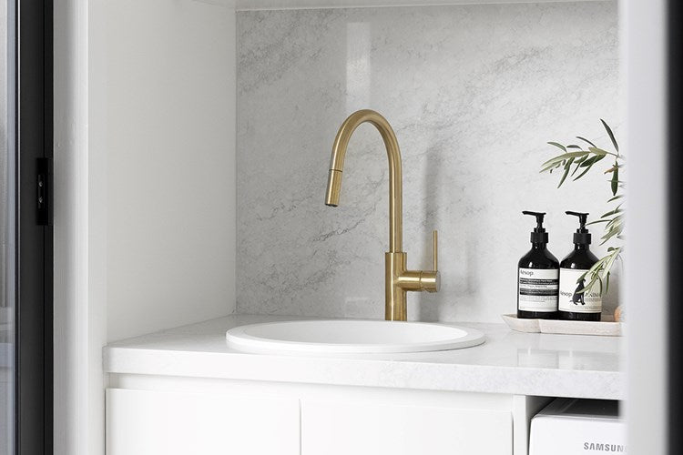 Bloom Pull Out Sink Mixer Chrome, Matte Black, Brushed Gunmetal,Brushed Nickel,Brushed Brass