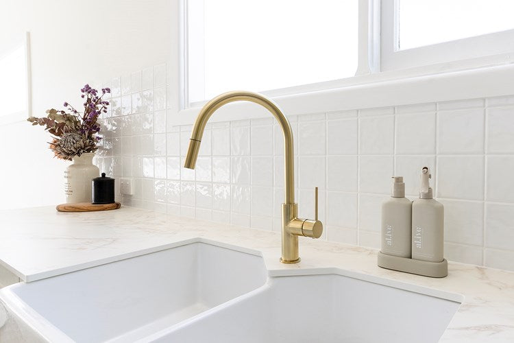 Bloom Pull Out Sink Mixer Chrome, Matte Black, Brushed Gunmetal,Brushed Nickel,Brushed Brass