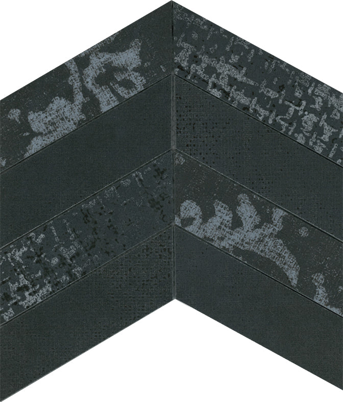 NK06 NETWORK BLACK CHEVRON MOSAIC 60X170