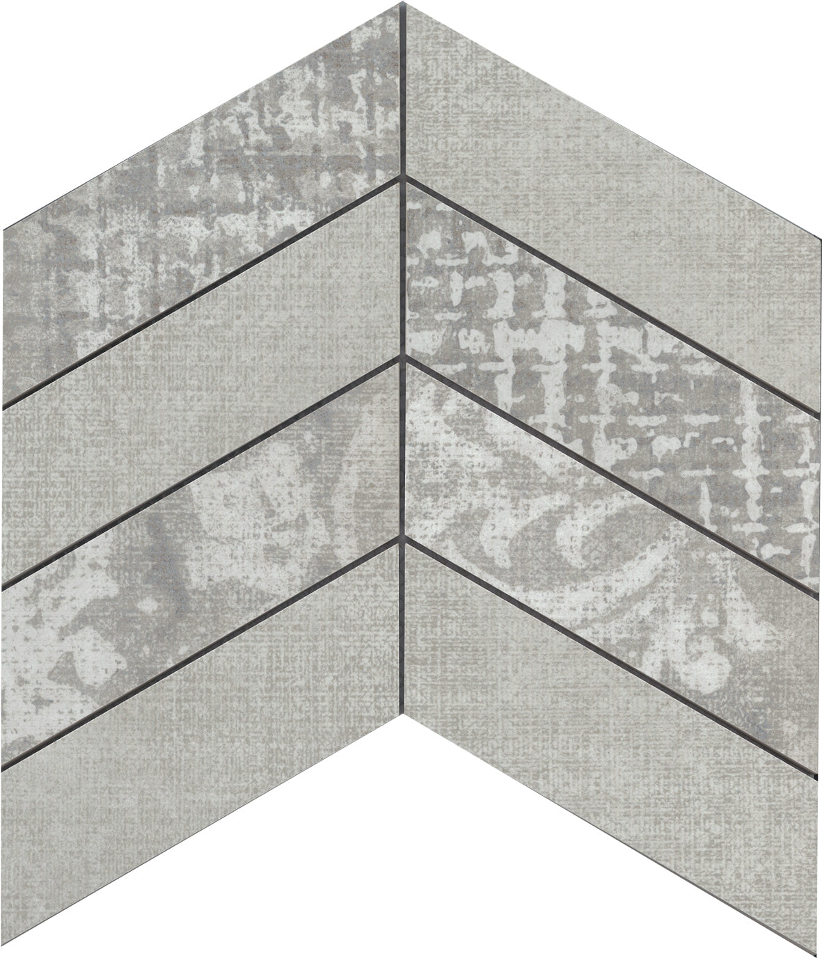 NK06 NETWORK BLACK CHEVRON MOSAIC 60X170