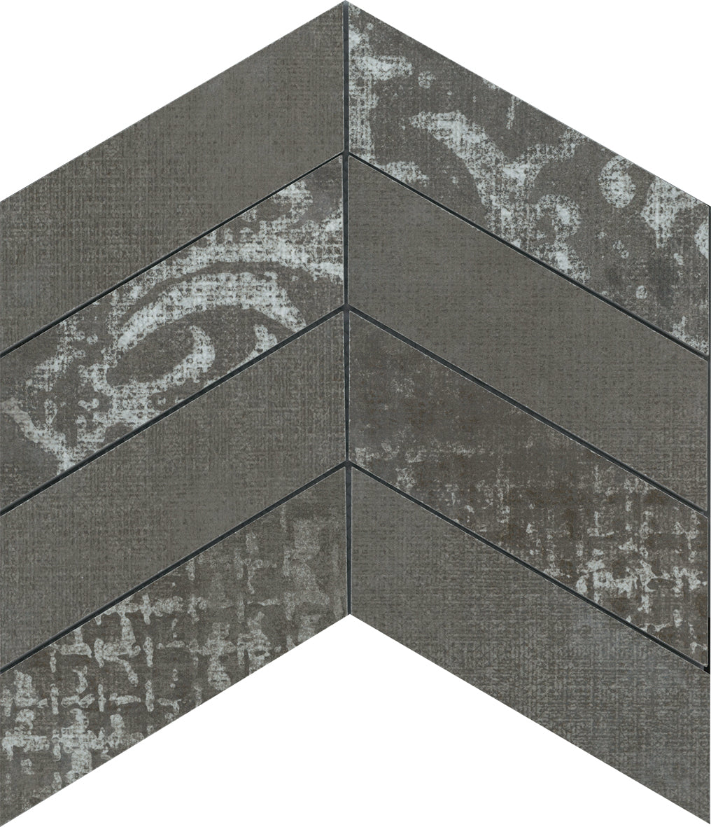 NK06 NETWORK BLACK CHEVRON MOSAIC 60X170