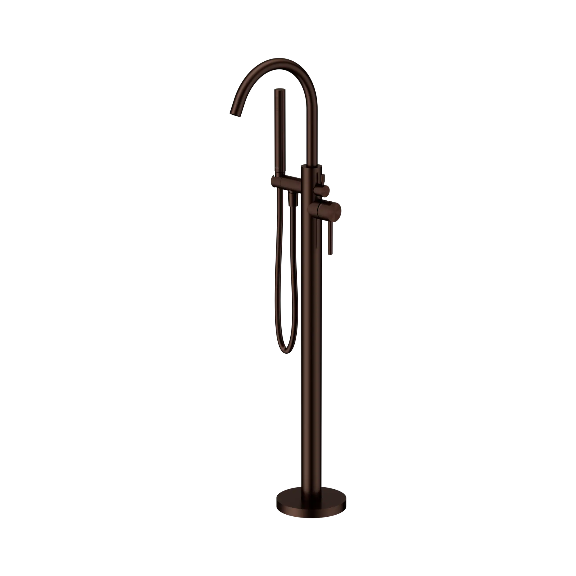 Mecca Round Freestanding Mixer With Hand Shower II
