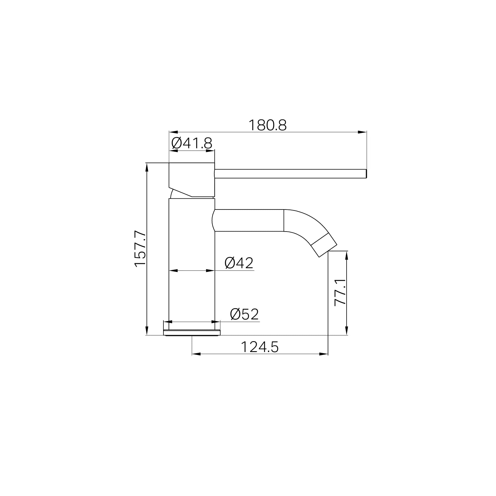 Mecca Care Basin Mixer