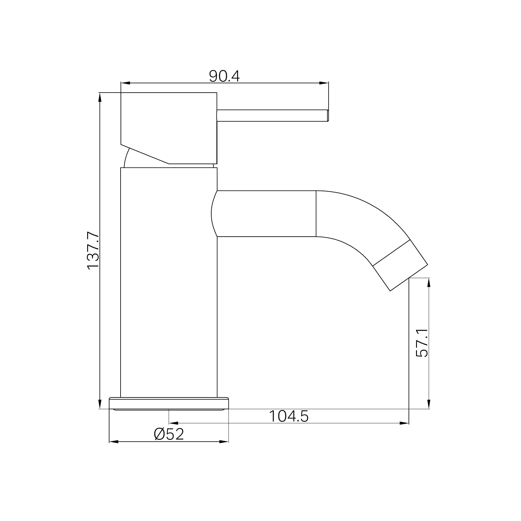 Mecca Mini Basin Mixer
