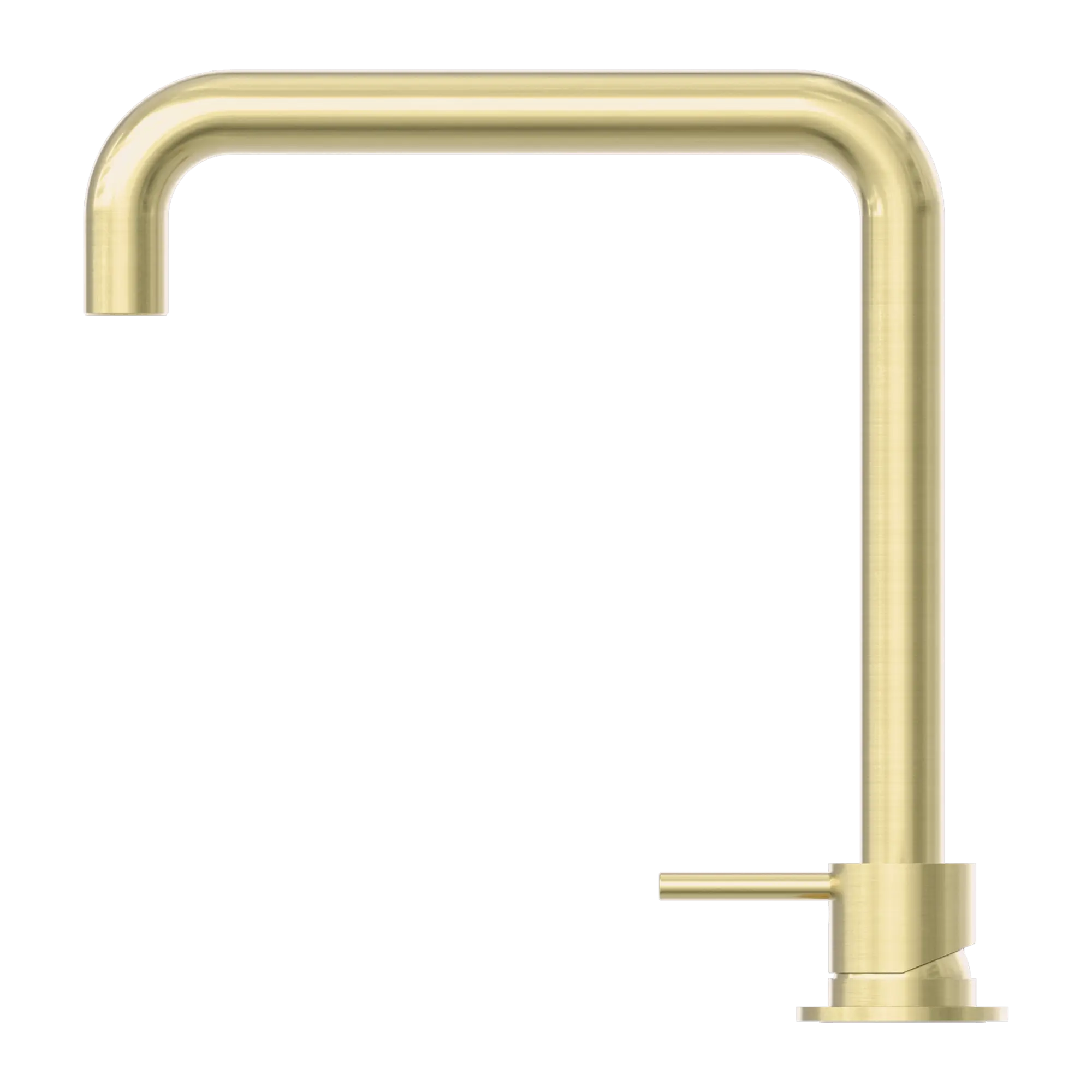 Mecca Hob Basin Mixer Square Swivel Spout