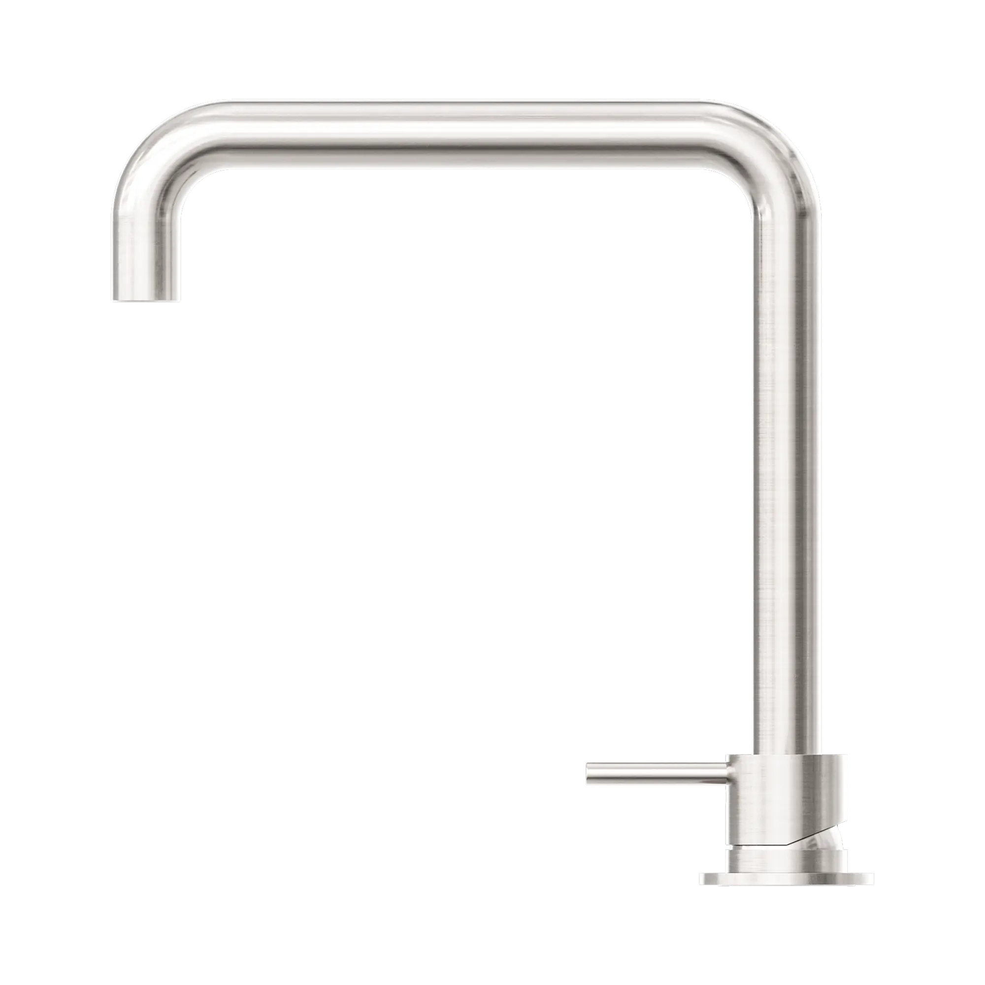 Mecca Hob Basin Mixer Square Swivel Spout