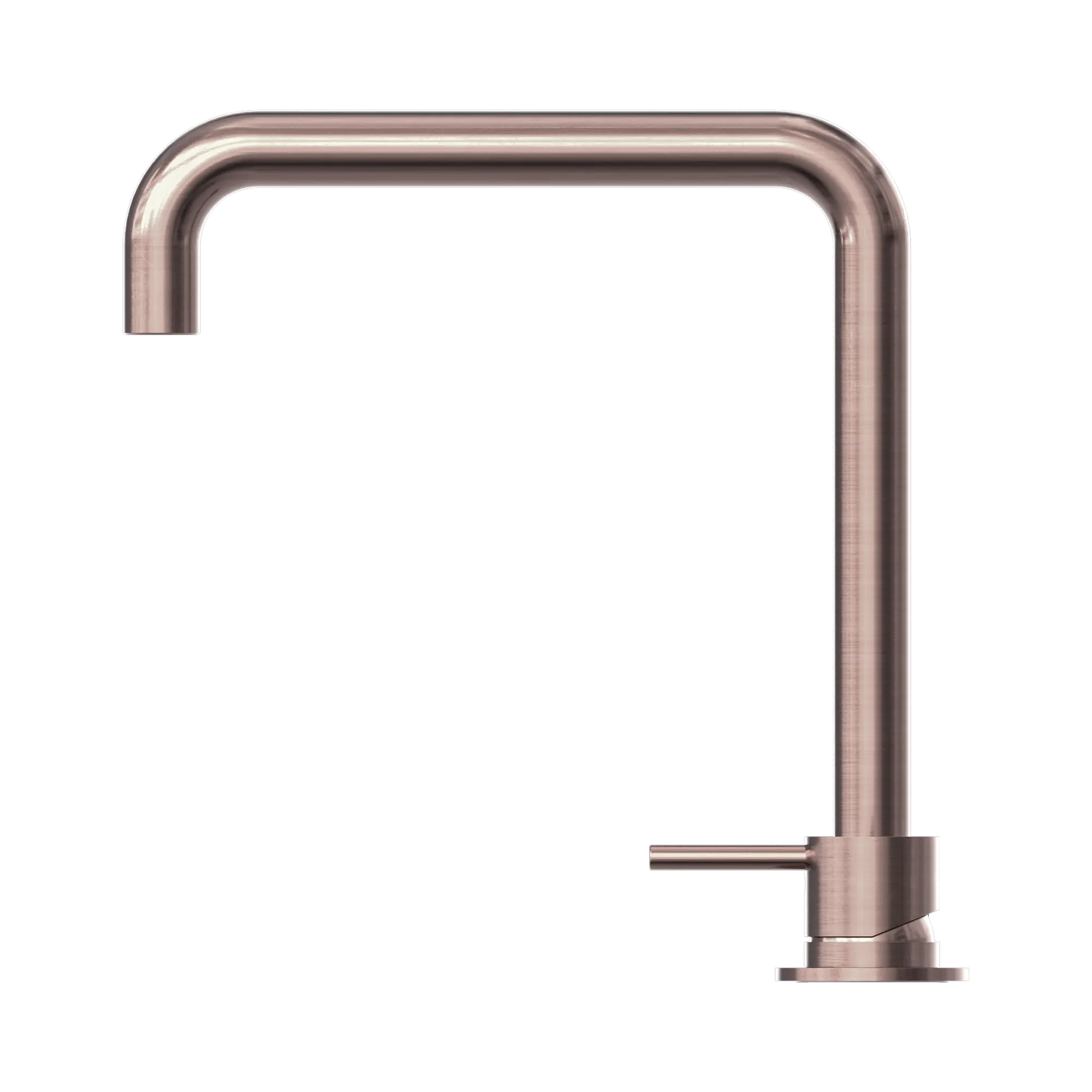 Mecca Hob Basin Mixer Square Swivel Spout