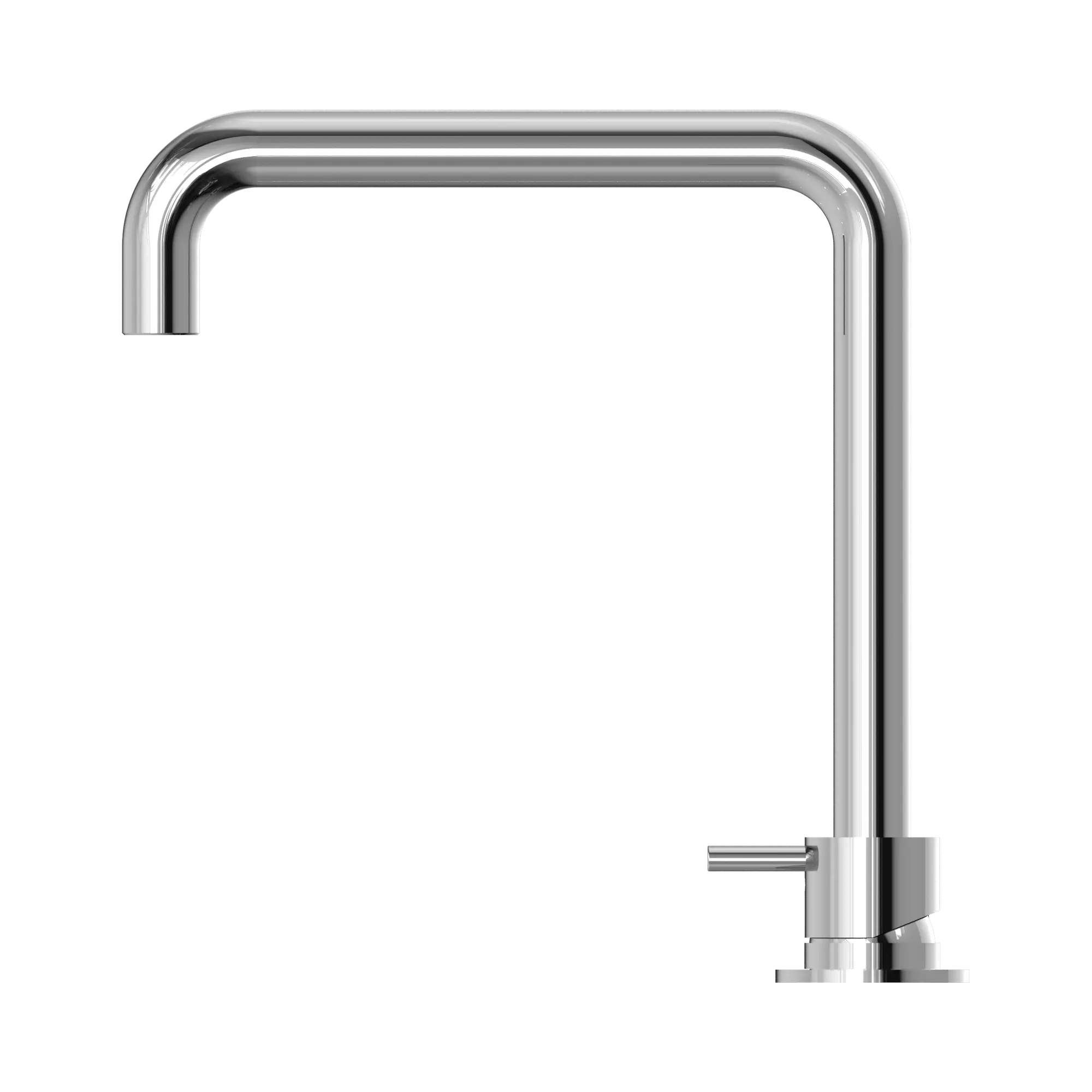 Mecca Hob Basin Mixer Square Swivel Spout