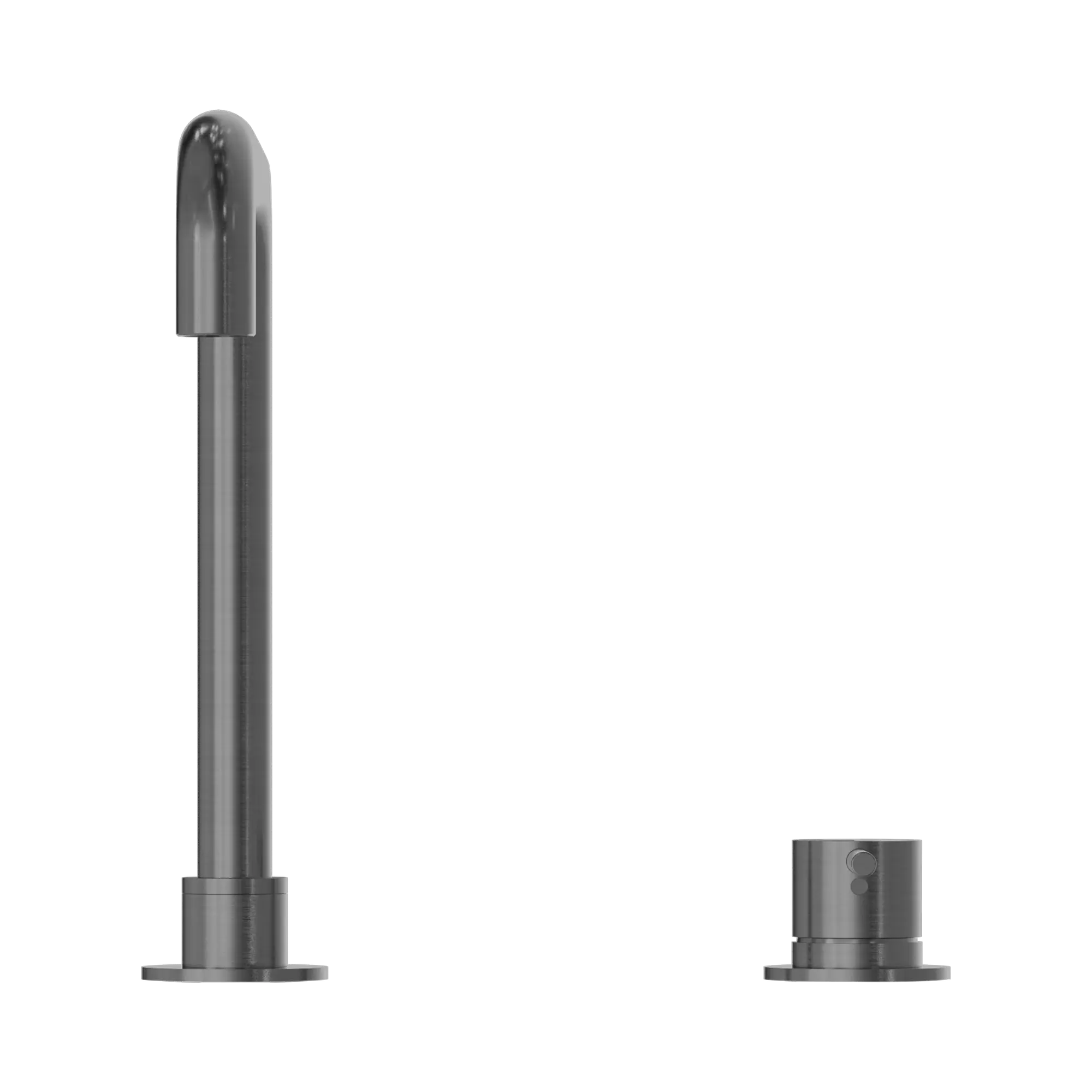 Mecca Hob Basin Mixer Square Swivel Spout