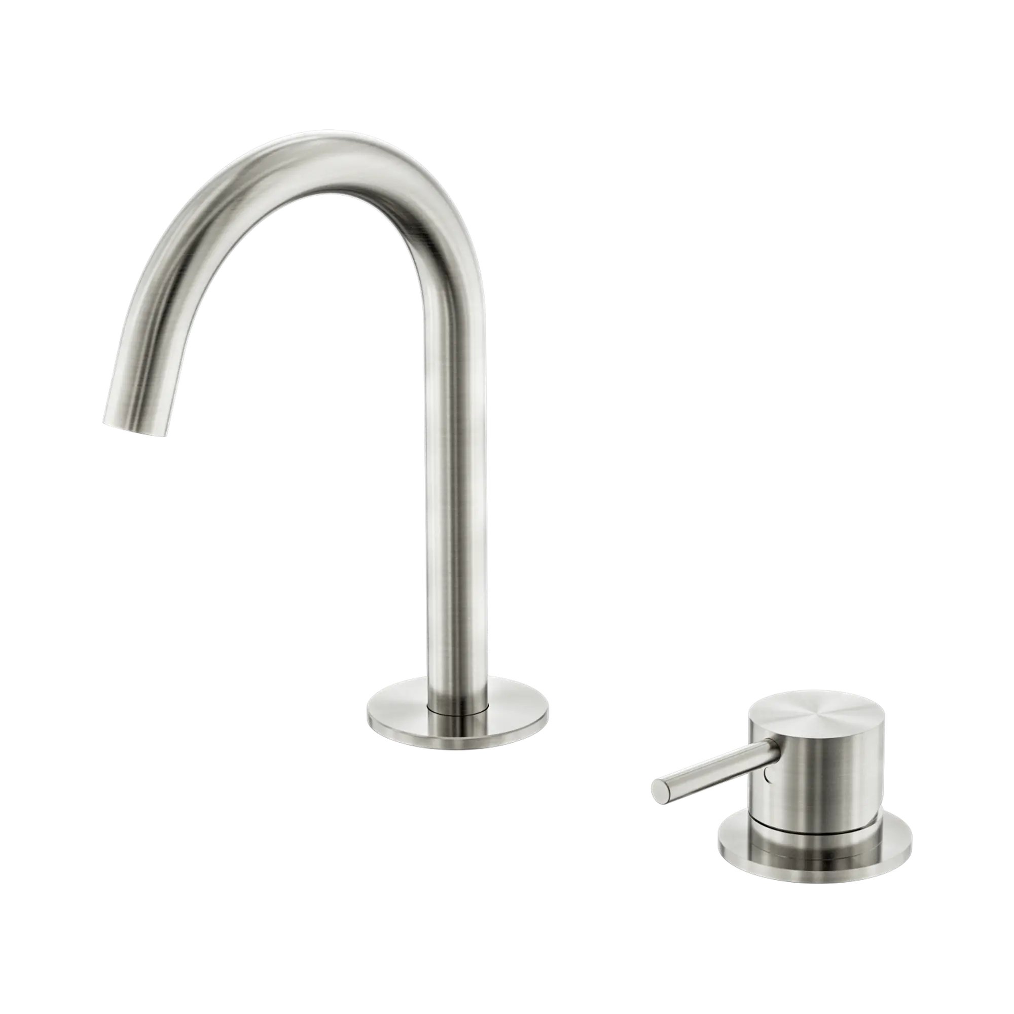 Mecca Hob Basin Mixer Set Arc Spout