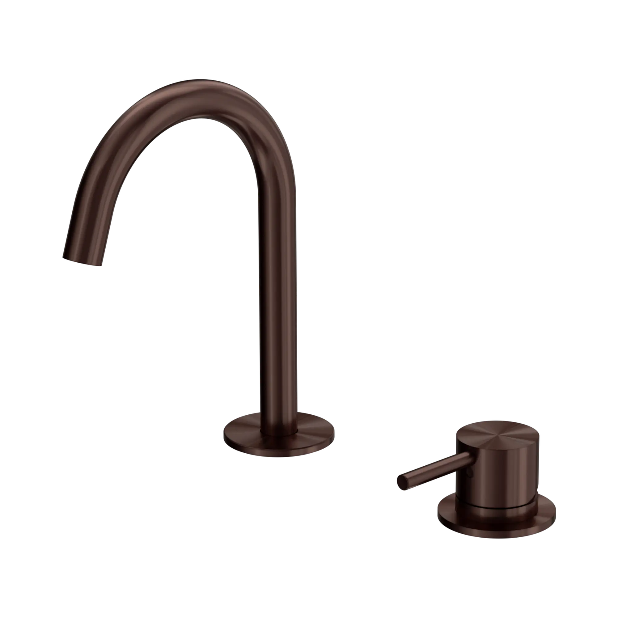 Mecca Hob Basin Mixer Set Arc Spout