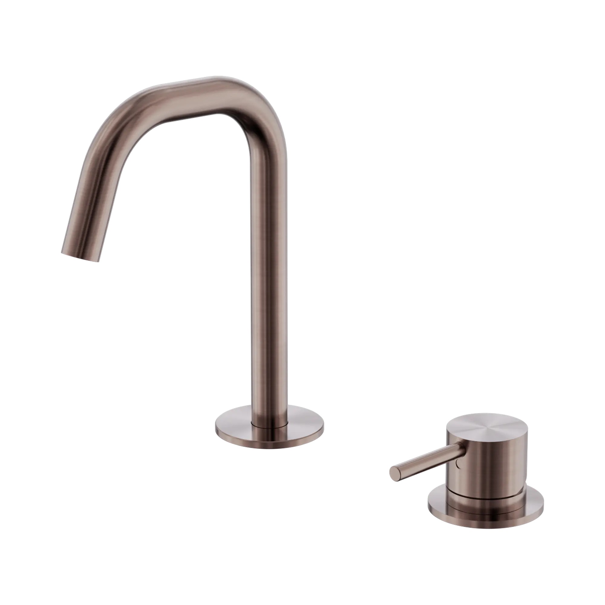 Mecca Hob Basin Mixer Set Edge Spout
