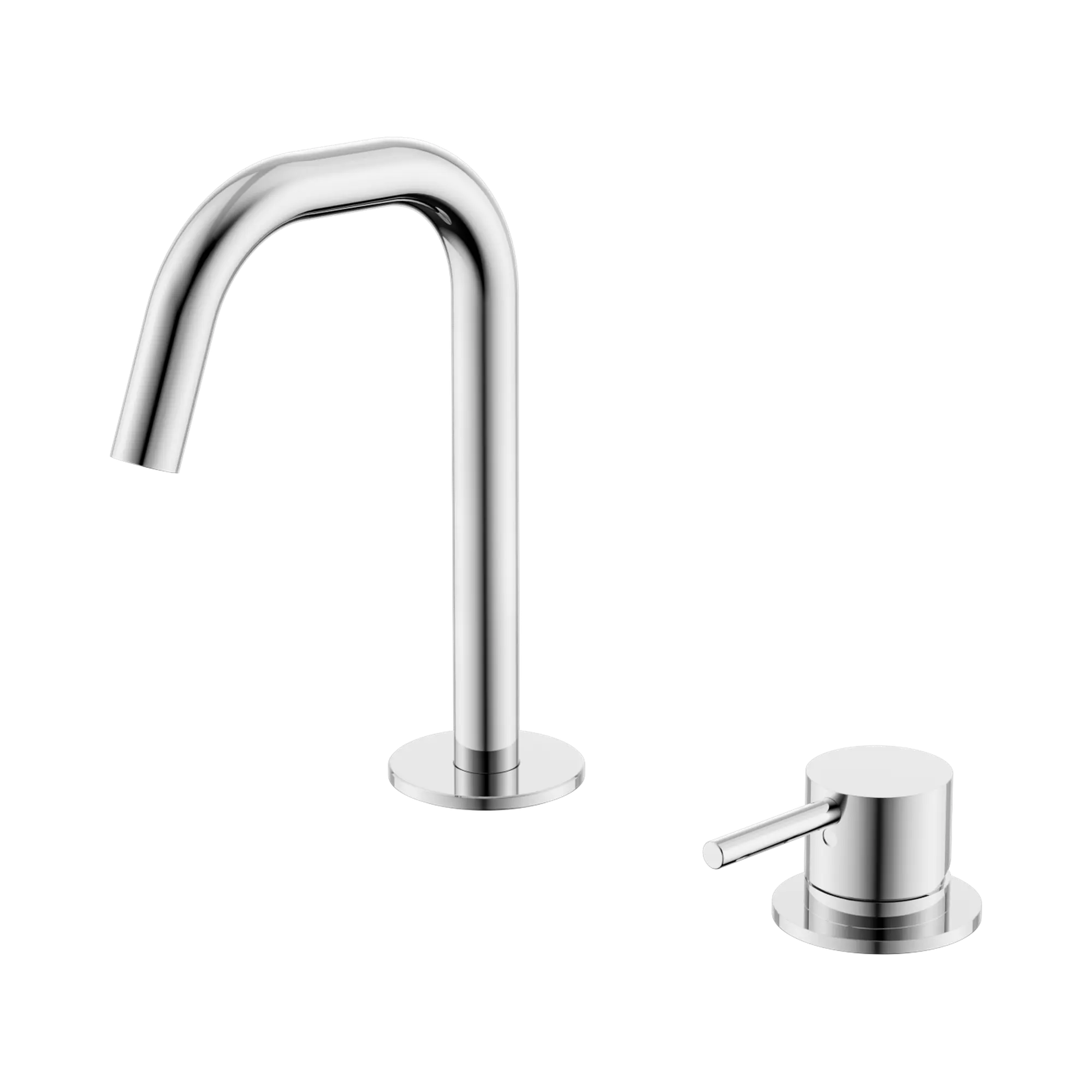 Mecca Hob Basin Mixer Set Edge Spout