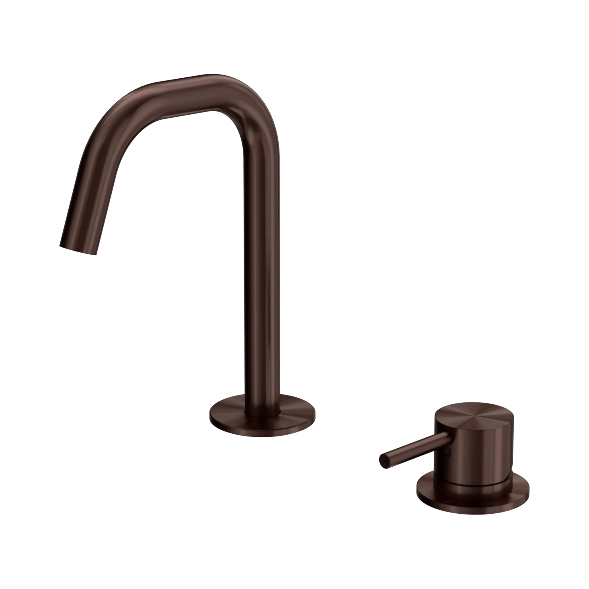 Mecca Hob Basin Mixer Set Edge Spout