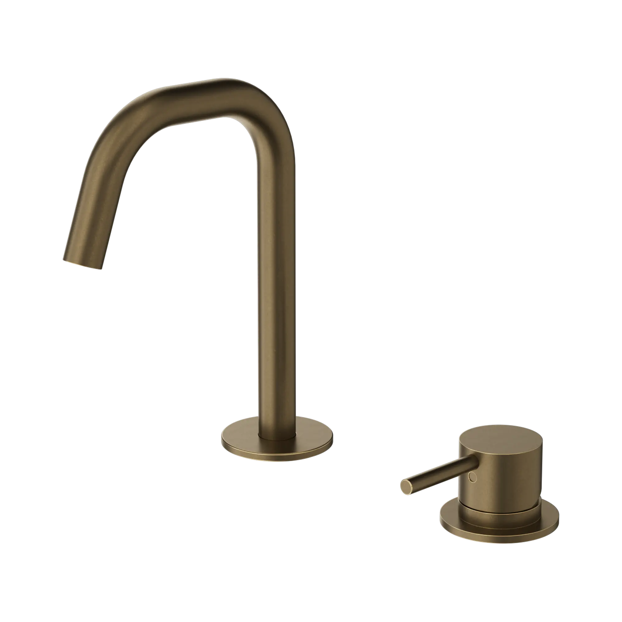 Mecca Hob Basin Mixer Set Edge Spout