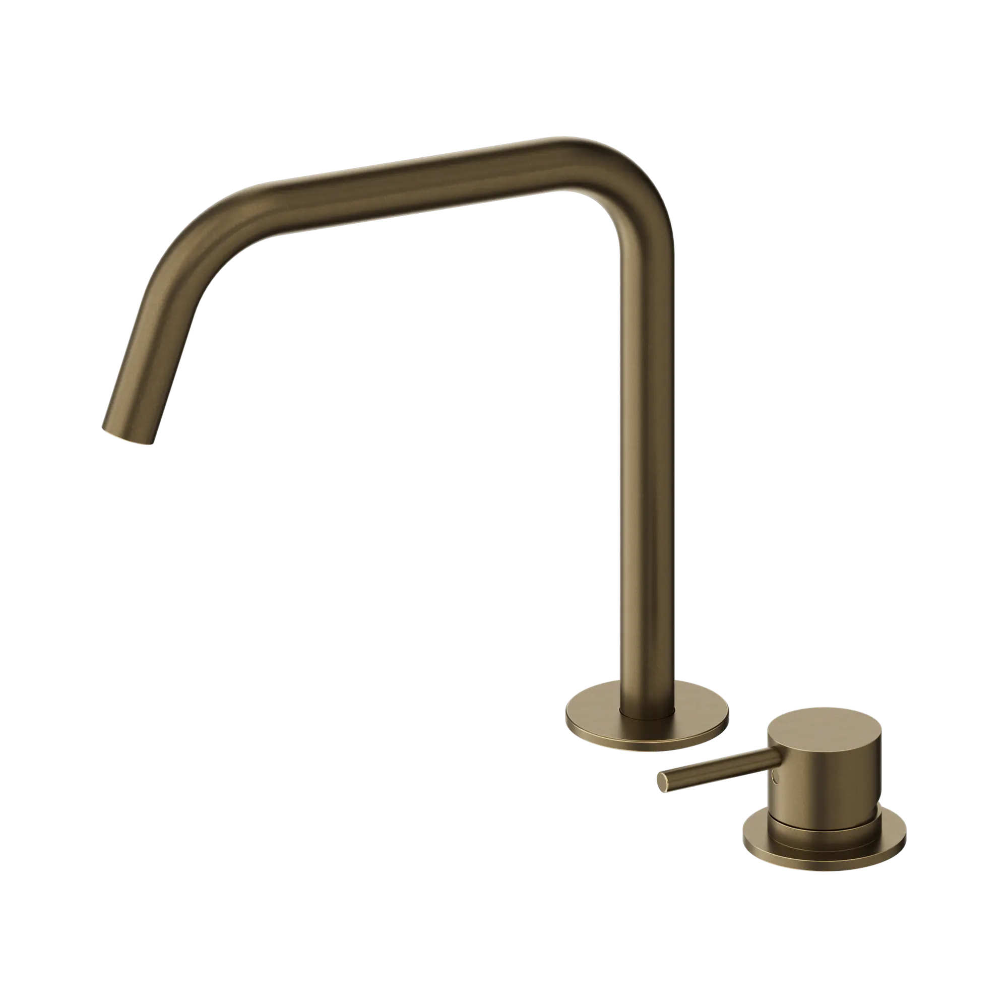 Mecca Hob Bath/Kitchen Mixer Set Edge Spout II