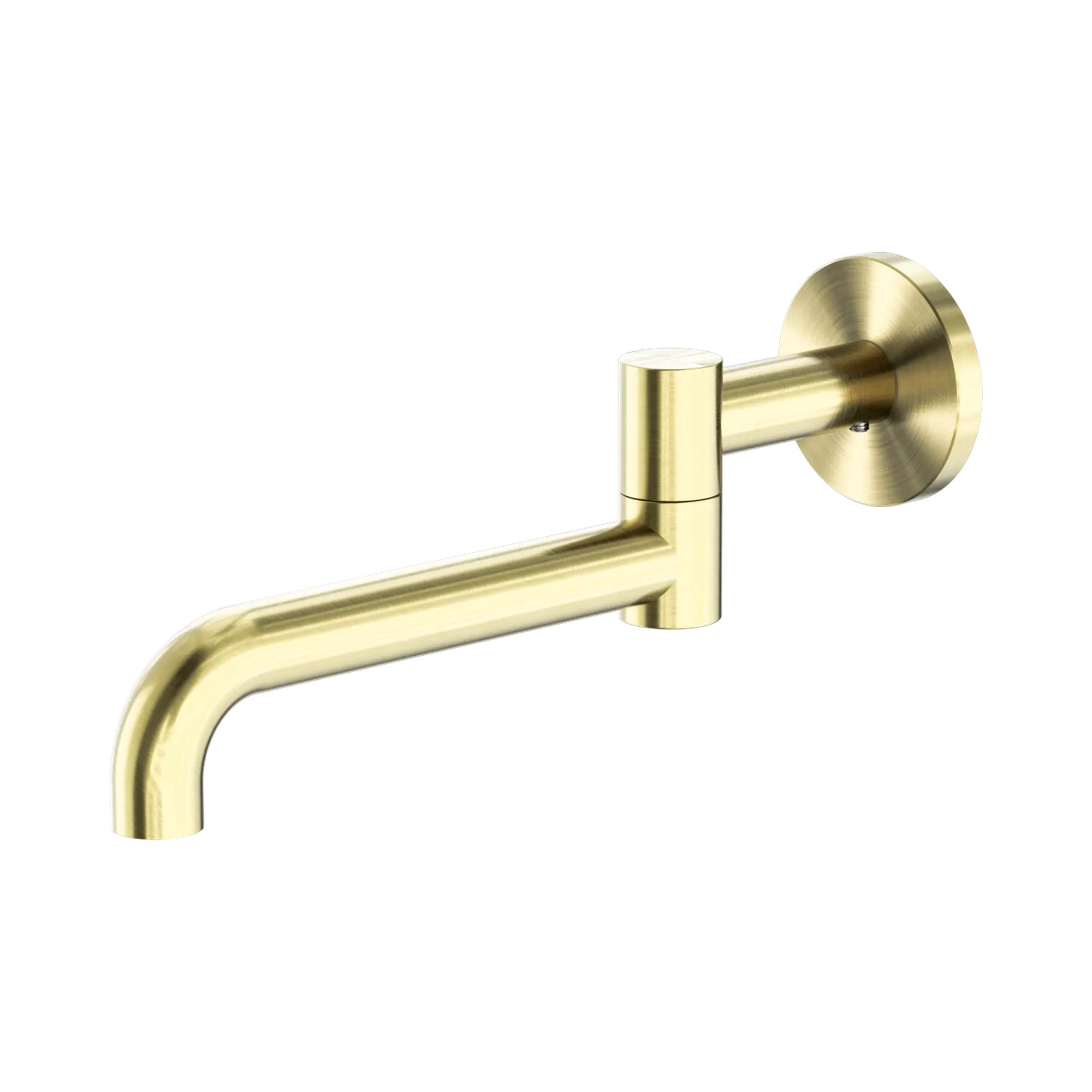 Mecca Wall Mounted Swivel Bath Spout Only 225mm