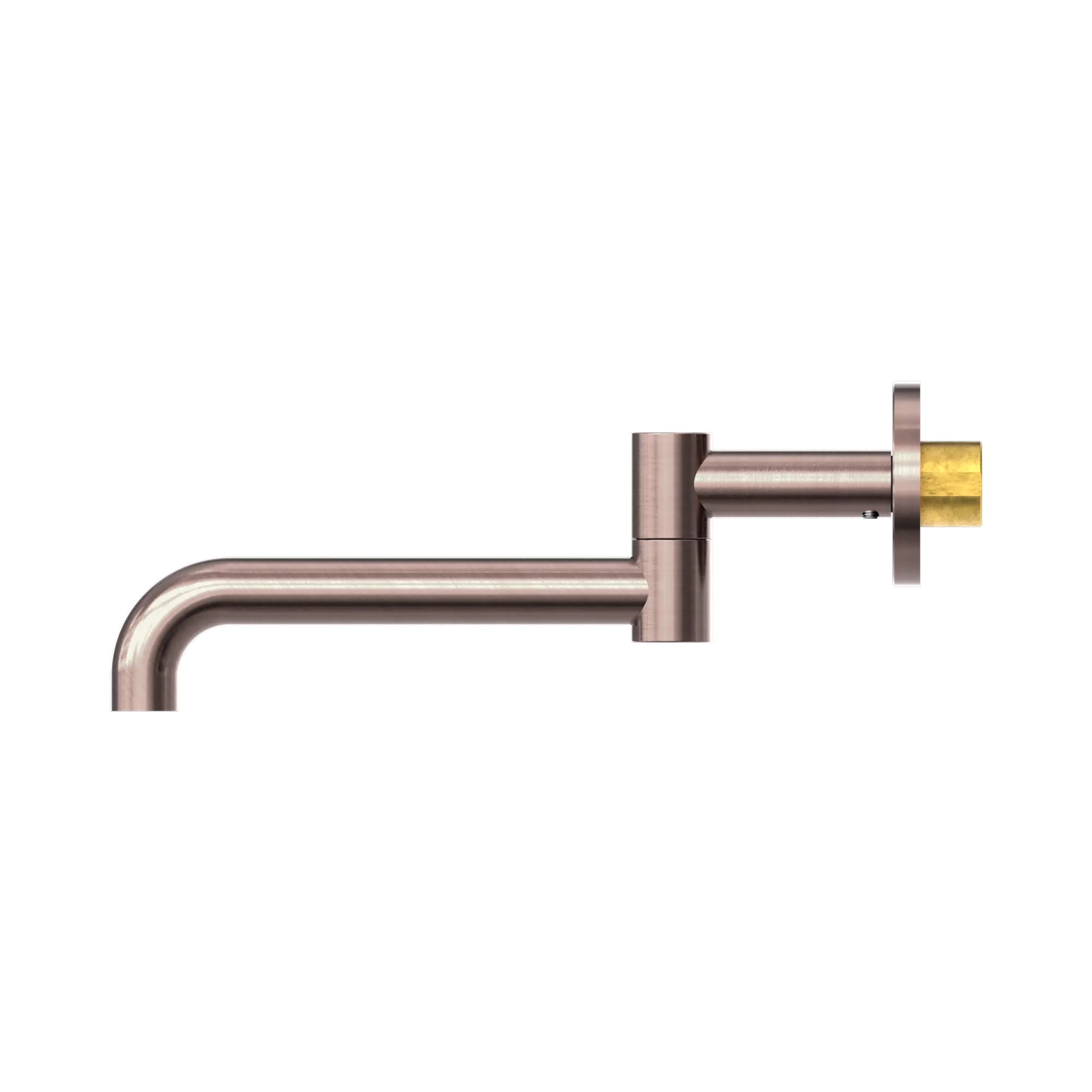 Mecca Wall Mounted Swivel Bath Spout Only 225mm