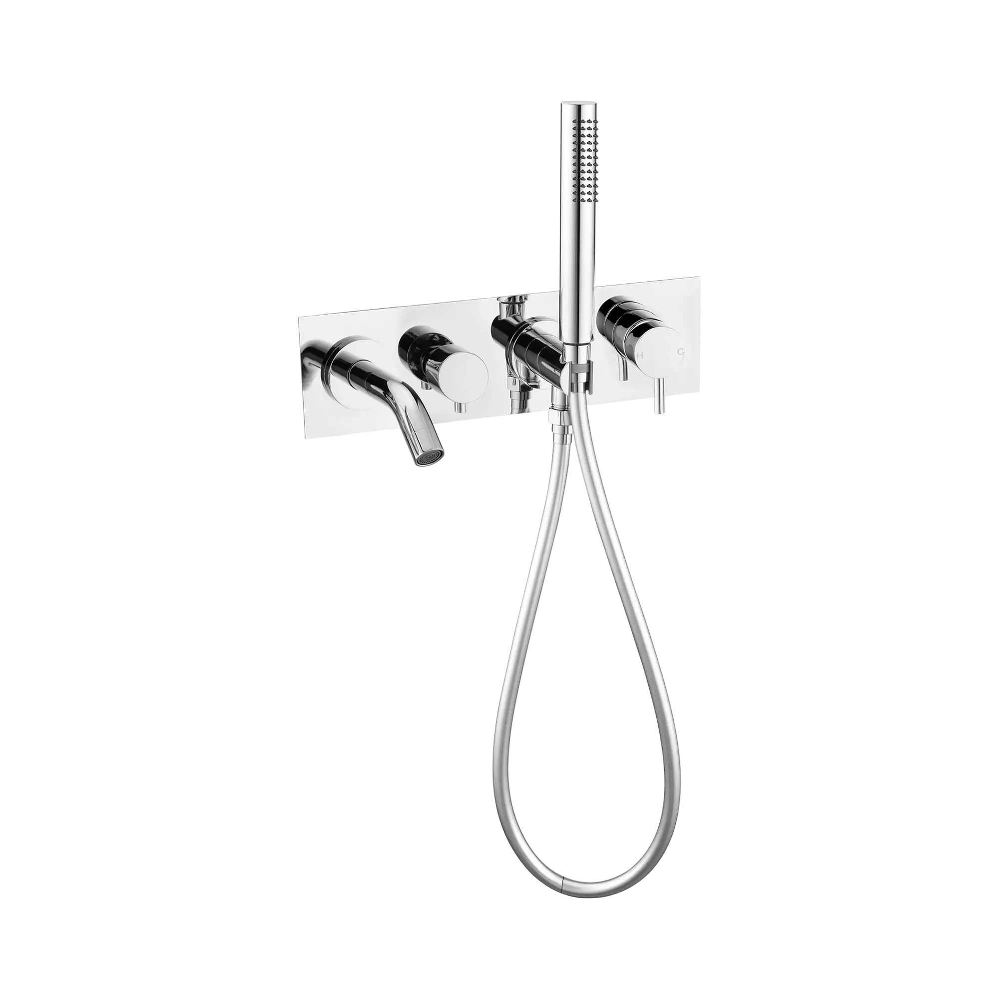 Mecca Wall Mount Bath Mixer With Hand Shower