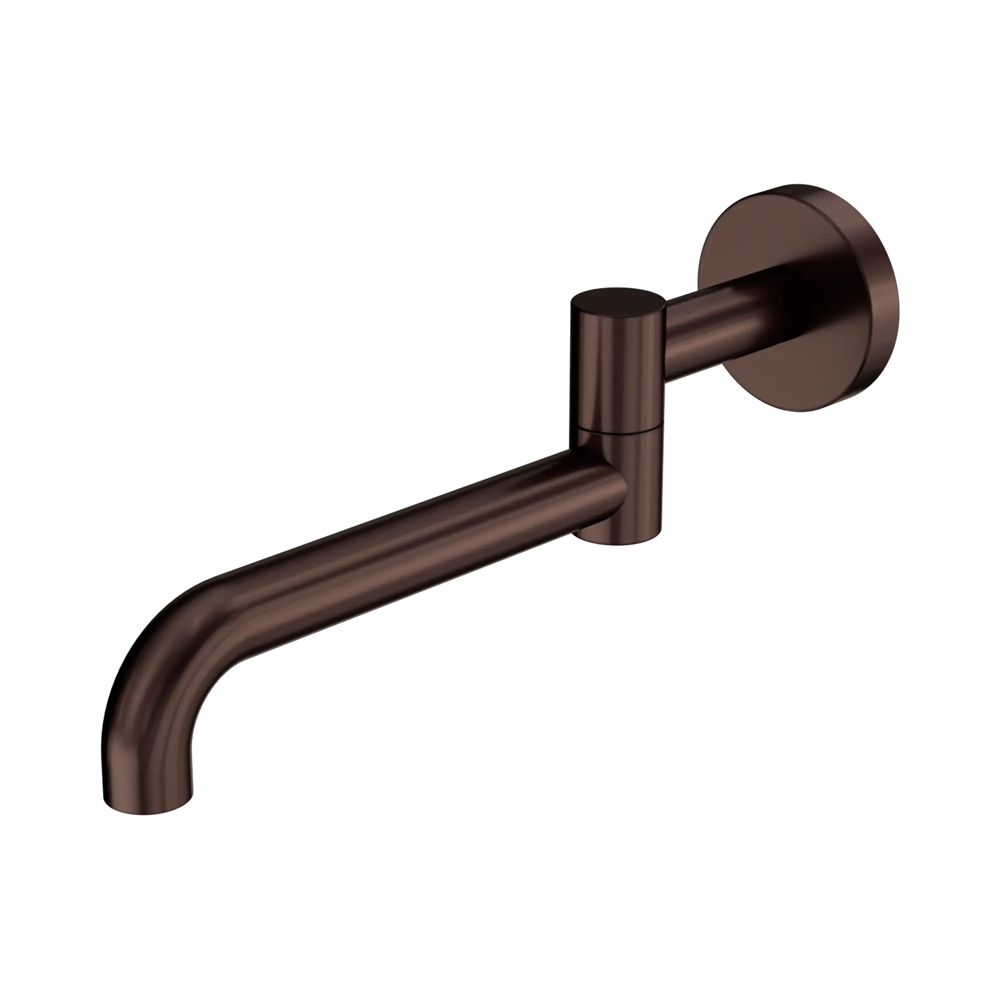 Mecca Wall Mounted Swivel Bath Spout Only 225mm II