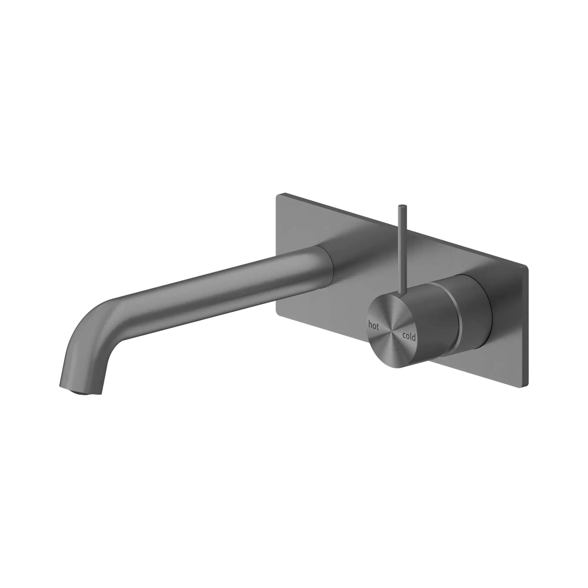 Mecca Wall Basin Mixer Handle Up 160mm Spout