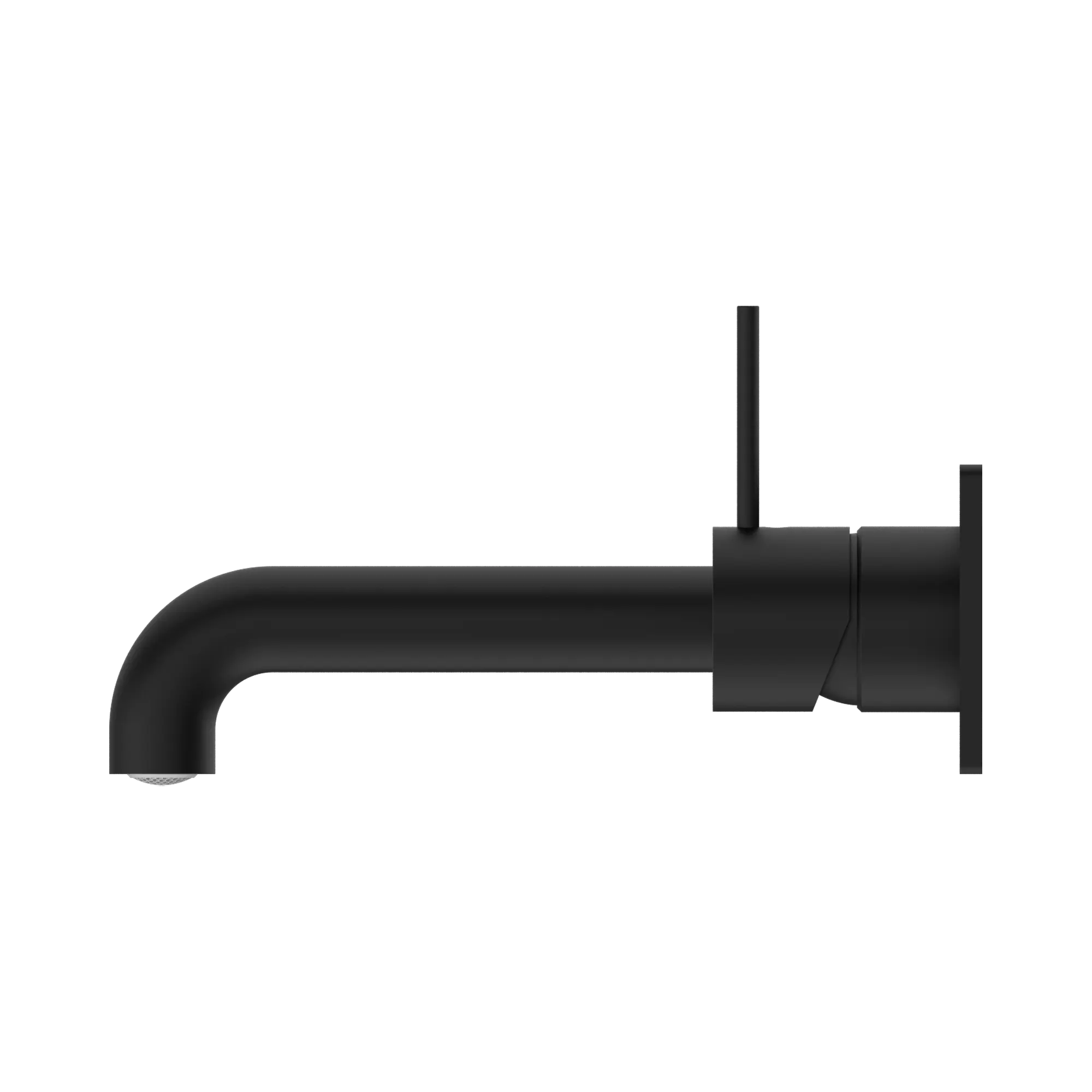 Mecca Wall Basin Mixer Handle Up 185mm Spout