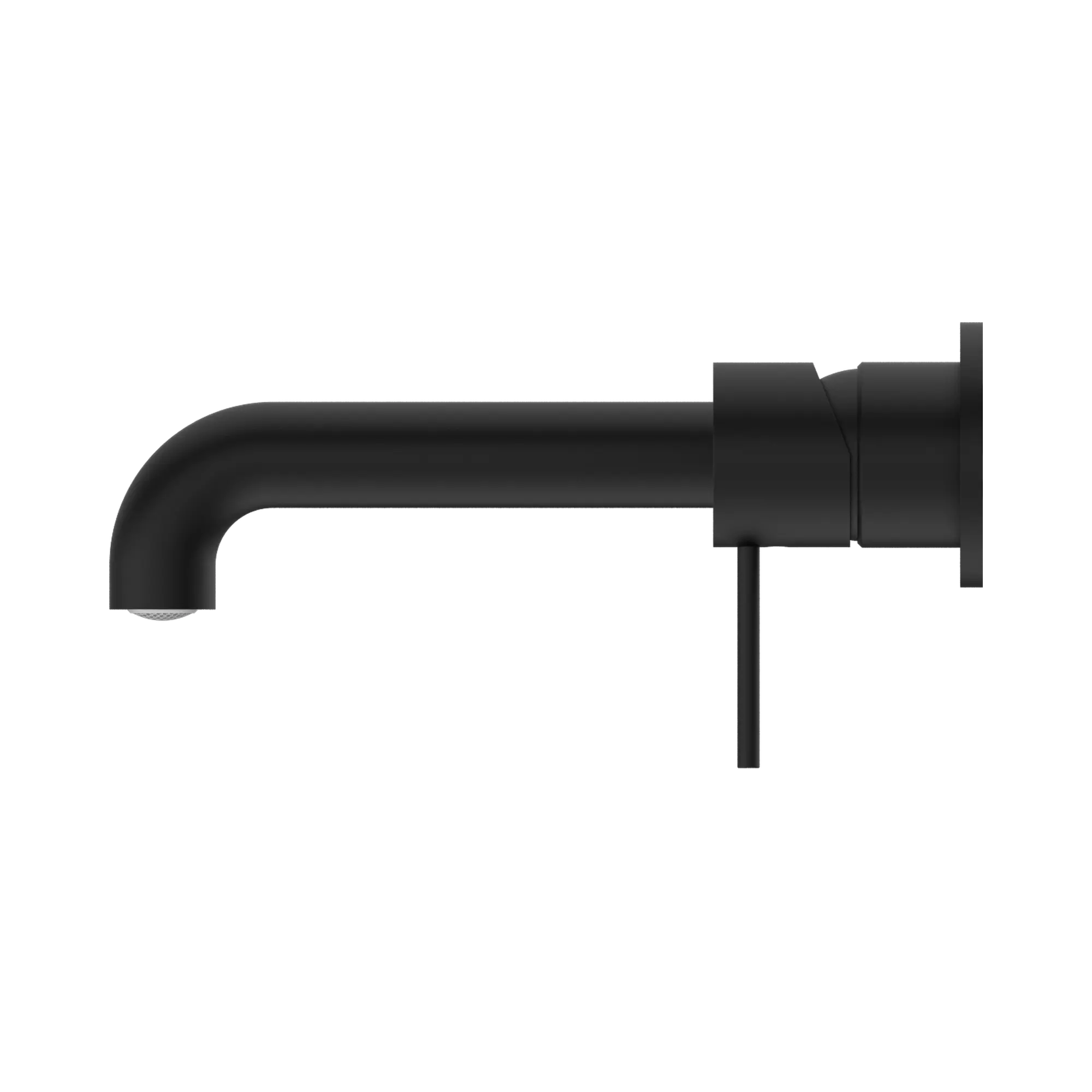 Mecca Wall Basin Mixer Separate Back Plate 185mm Spout