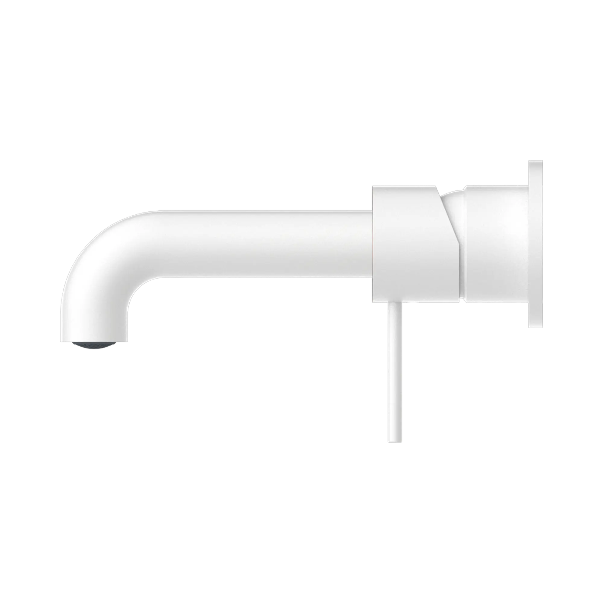 Mecca Wall Basin Mixer Separate Back Plate 185mm Spout