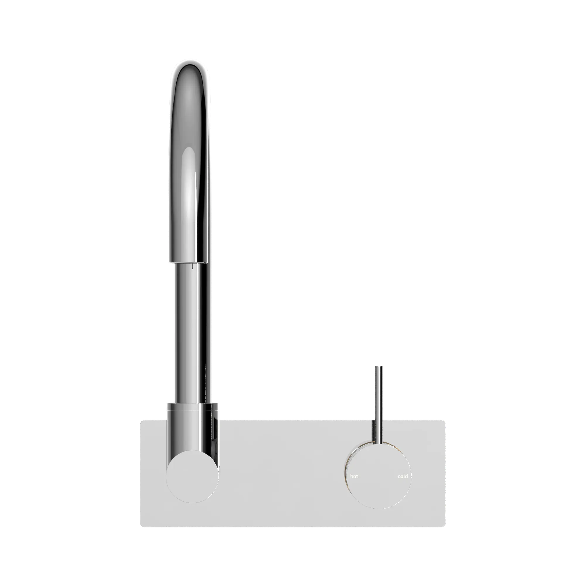 Mecca Wall Basin Mixer Swivel Spout Handle Up
