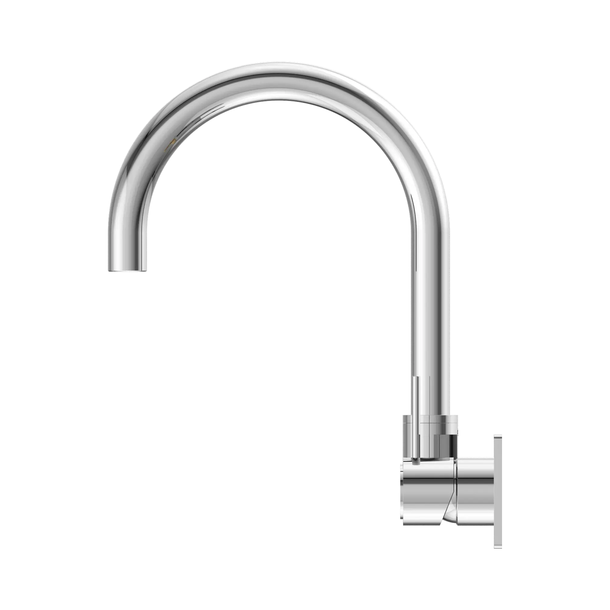 Mecca Wall Basin Mixer Swivel Spout Handle Up