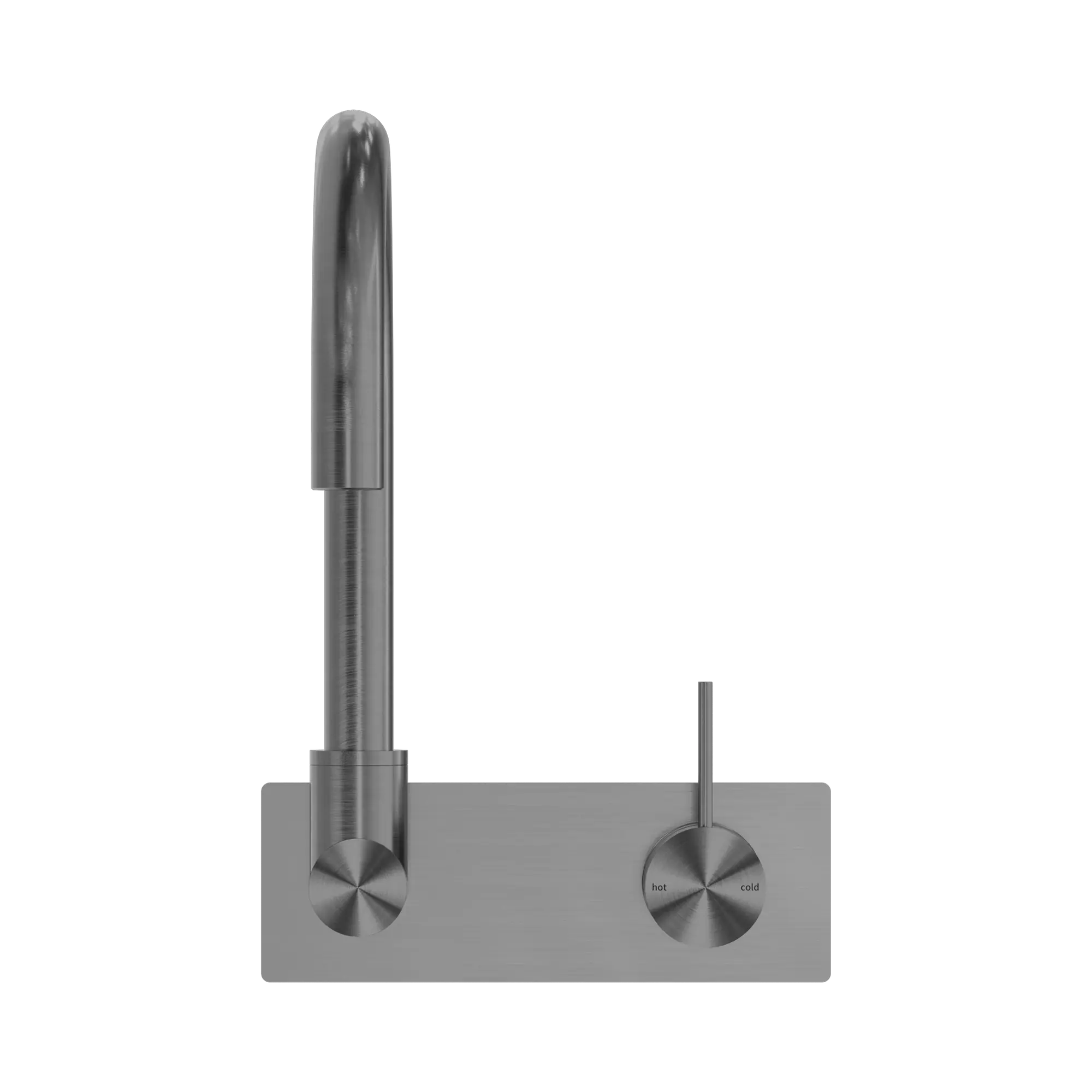 Mecca Wall Basin Mixer Swivel Spout Handle Up