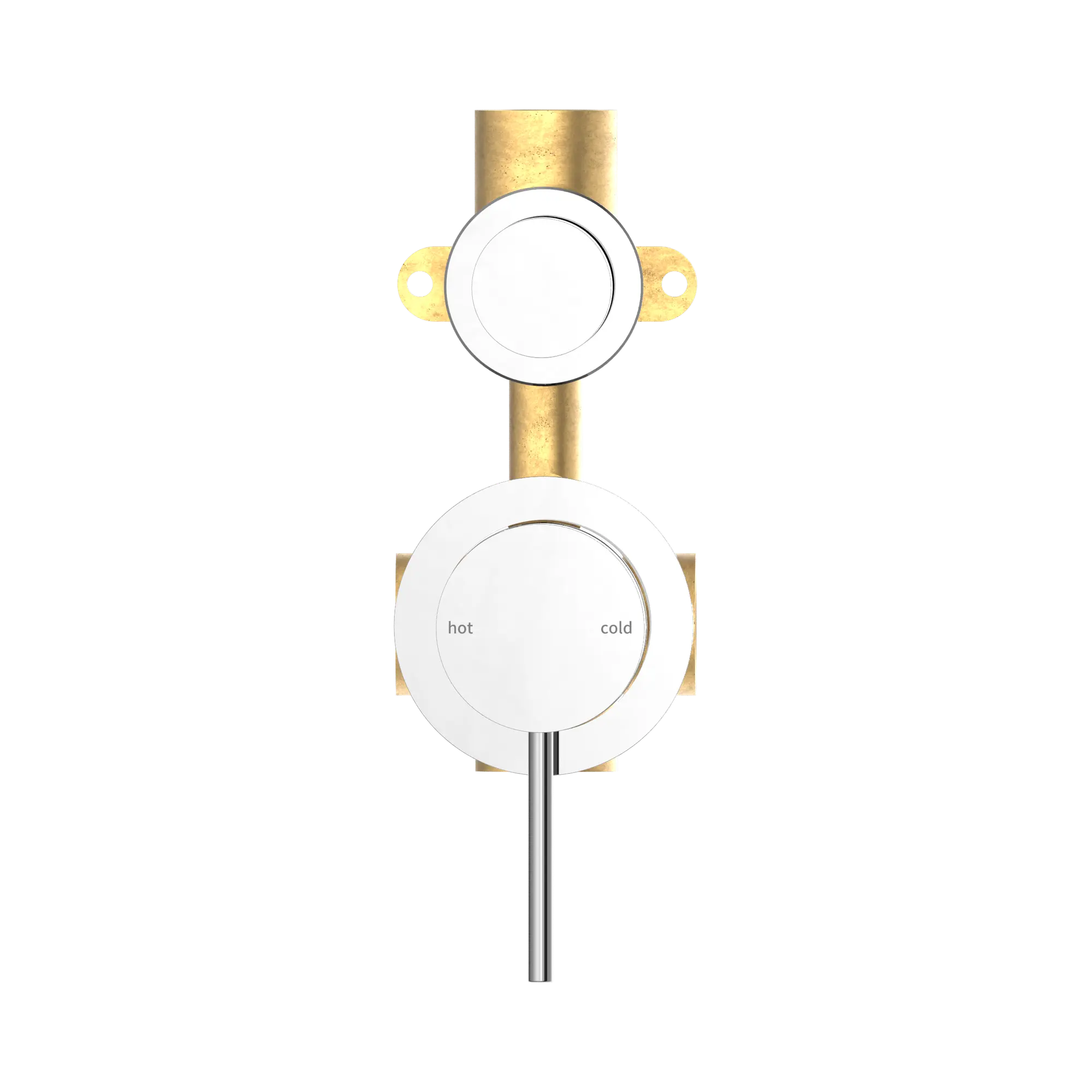 Mecca Shower Mixer With Diverter Separate Back Plate Chrome