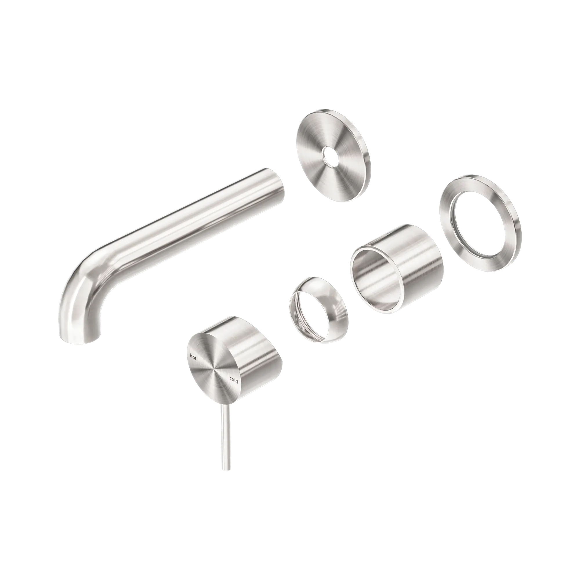 Mecca Wall Basin/Bath Mixer Separate Back Plate 120mm Trim Kit Only