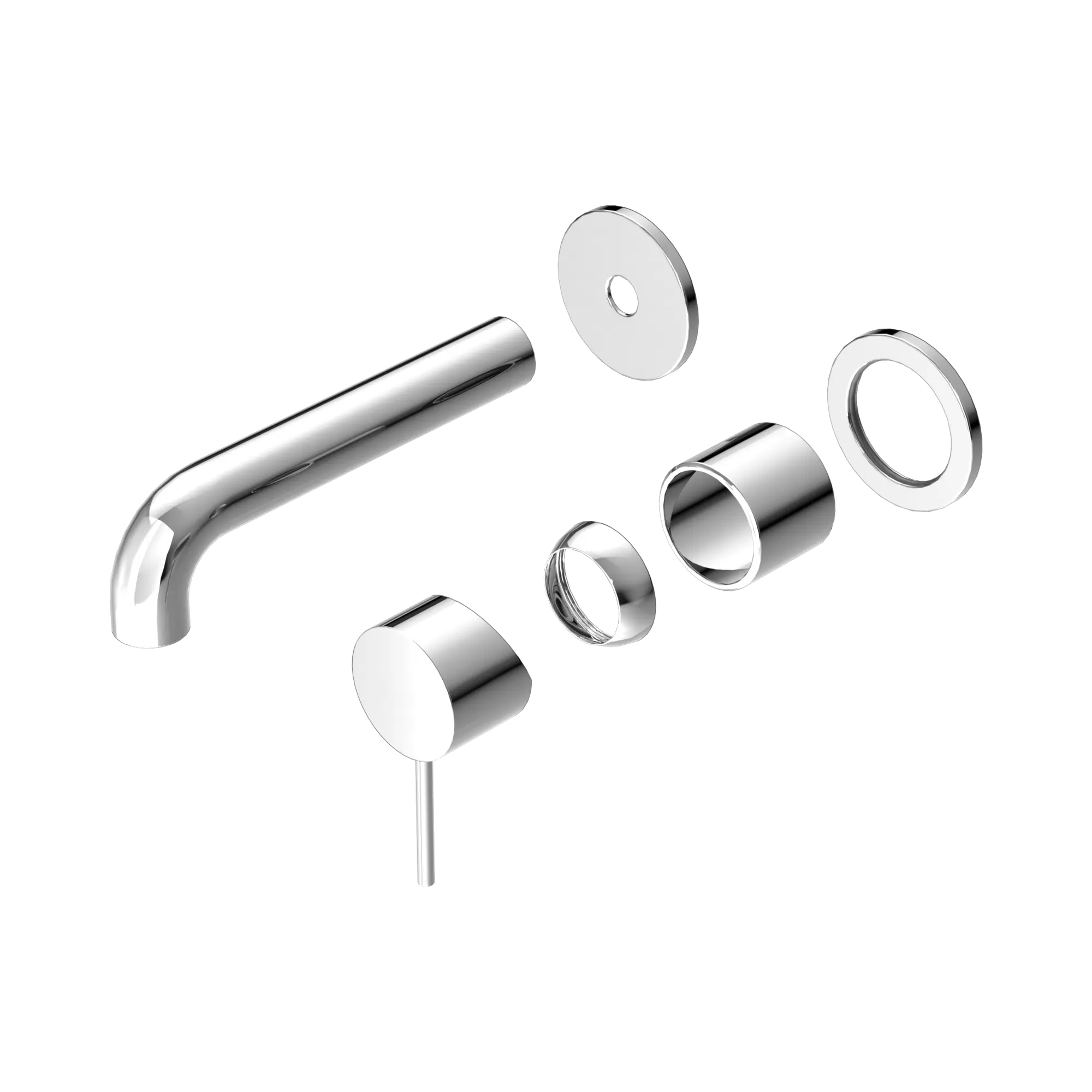 Mecca Wall Basin/Bath Mixer Separate Back Plate 120mm Trim Kit Only