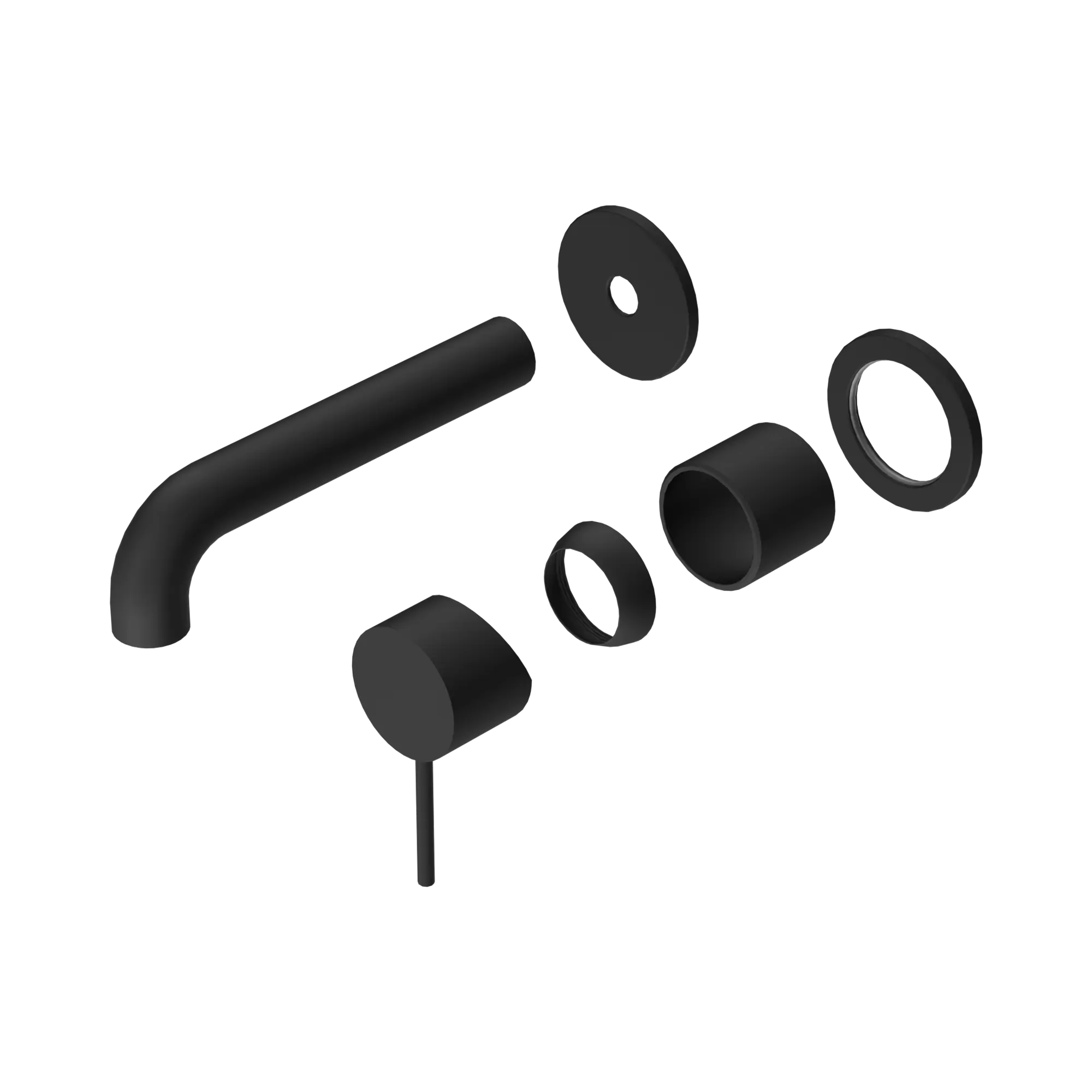 Mecca Wall Basin/Bath Mixer Separate Back Plate 120mm Trim Kit Only