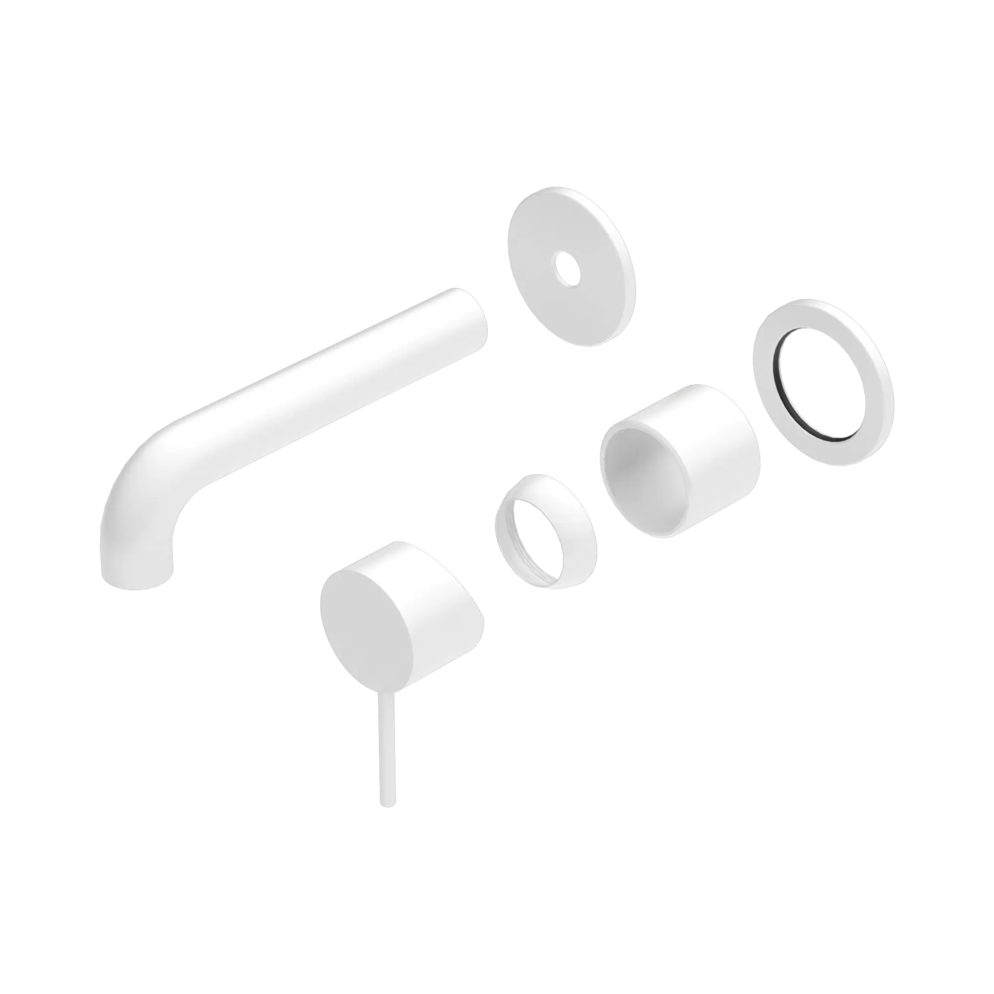 Mecca Wall Basin/Bath Mixer Separate Back Plate 120mm Trim Kit Only