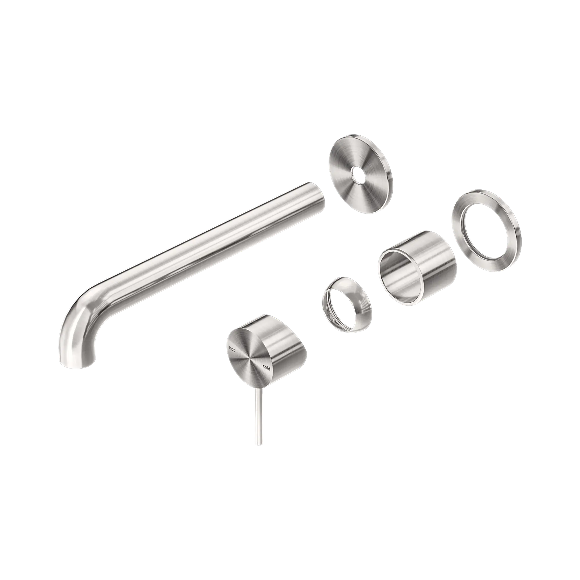 Mecca Wall Basin/Bath Mixer Separate Back Plate 230mm Trim Kit Only