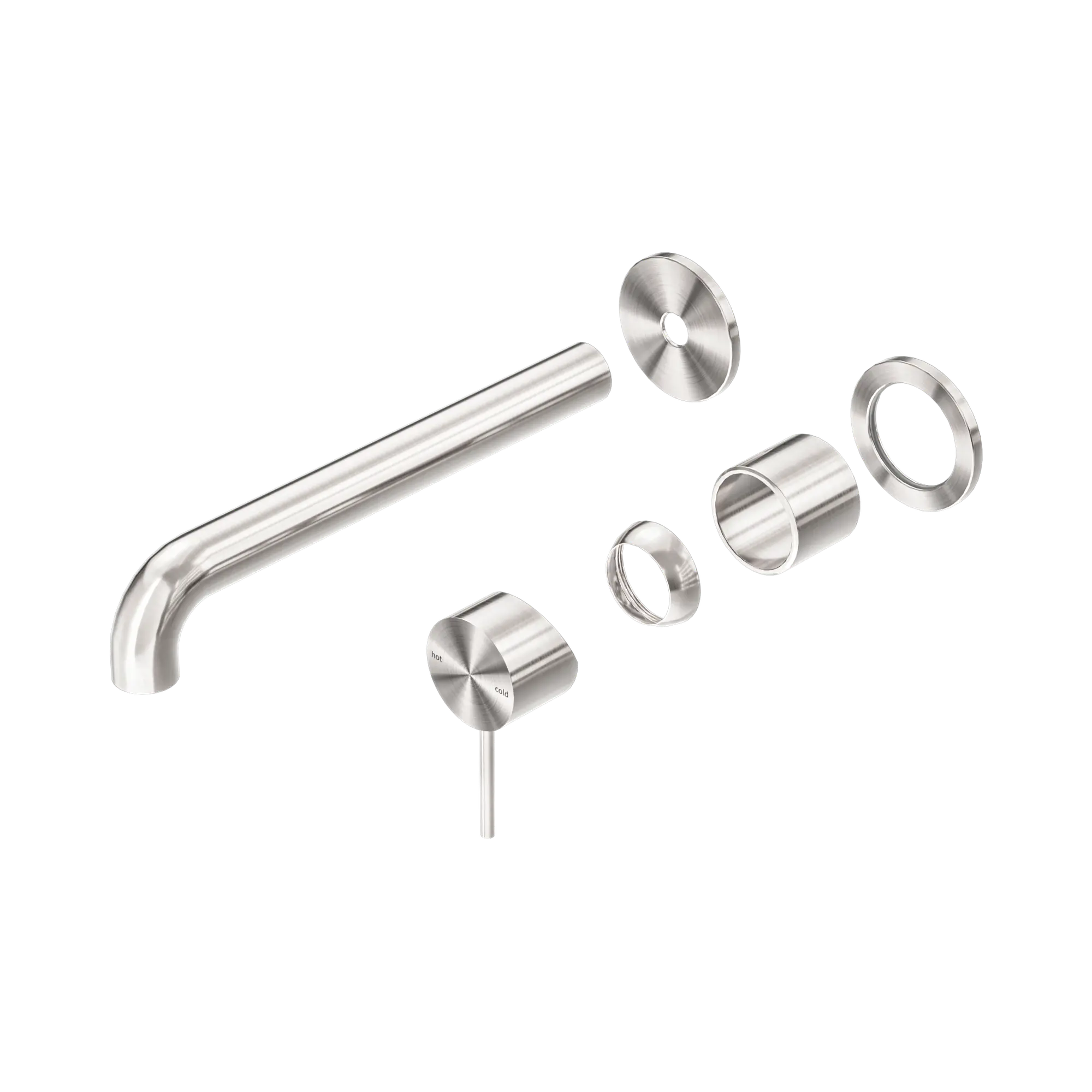 Mecca Wall Basin/Bath Mixer Separate Back Plate 260mm Trim Kit Only