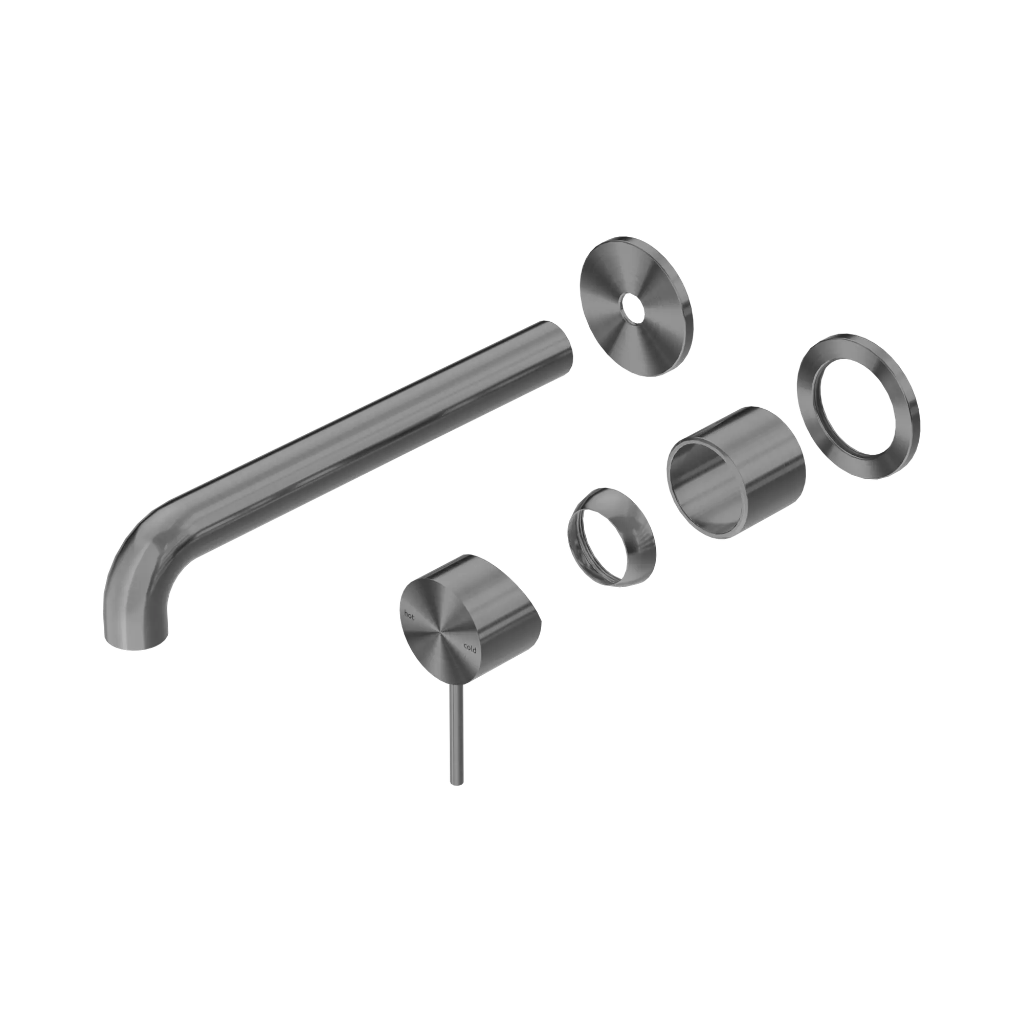 Mecca Wall Basin/Bath Mixer Separate Back Plate 260mm Trim Kit Only