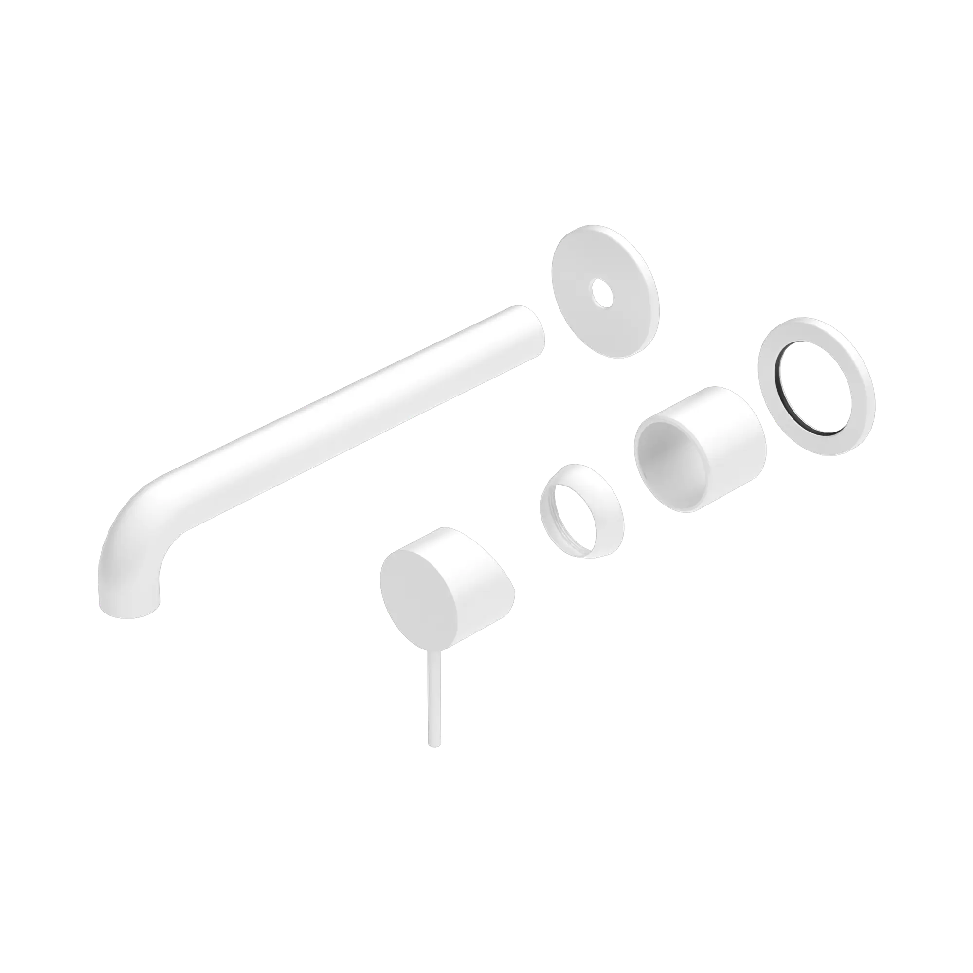 Mecca Wall Basin/Bath Mixer Separate Back Plate 260mm Trim Kit Only