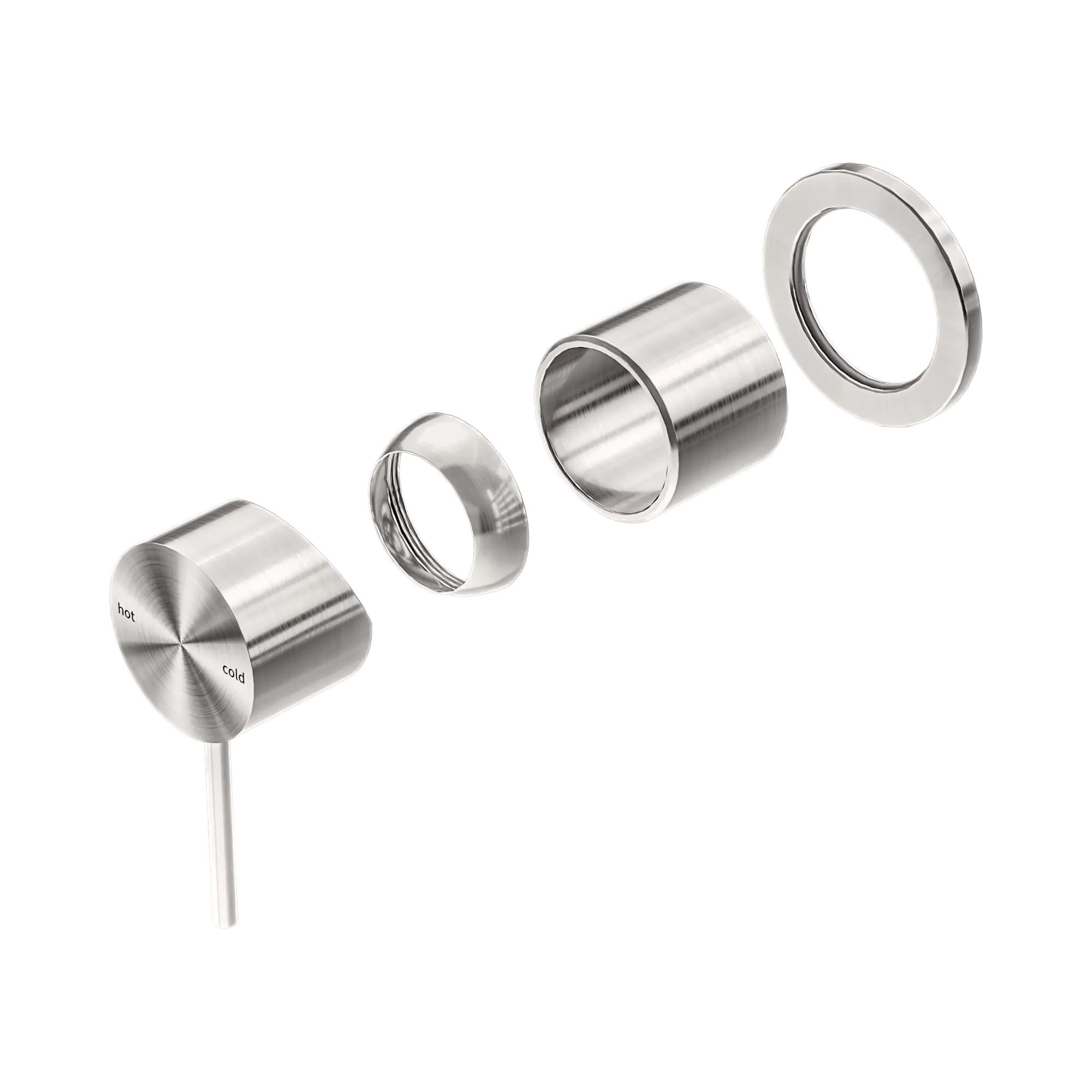 Mecca Shower Mixer 60mm Plate Trim Kit Only
