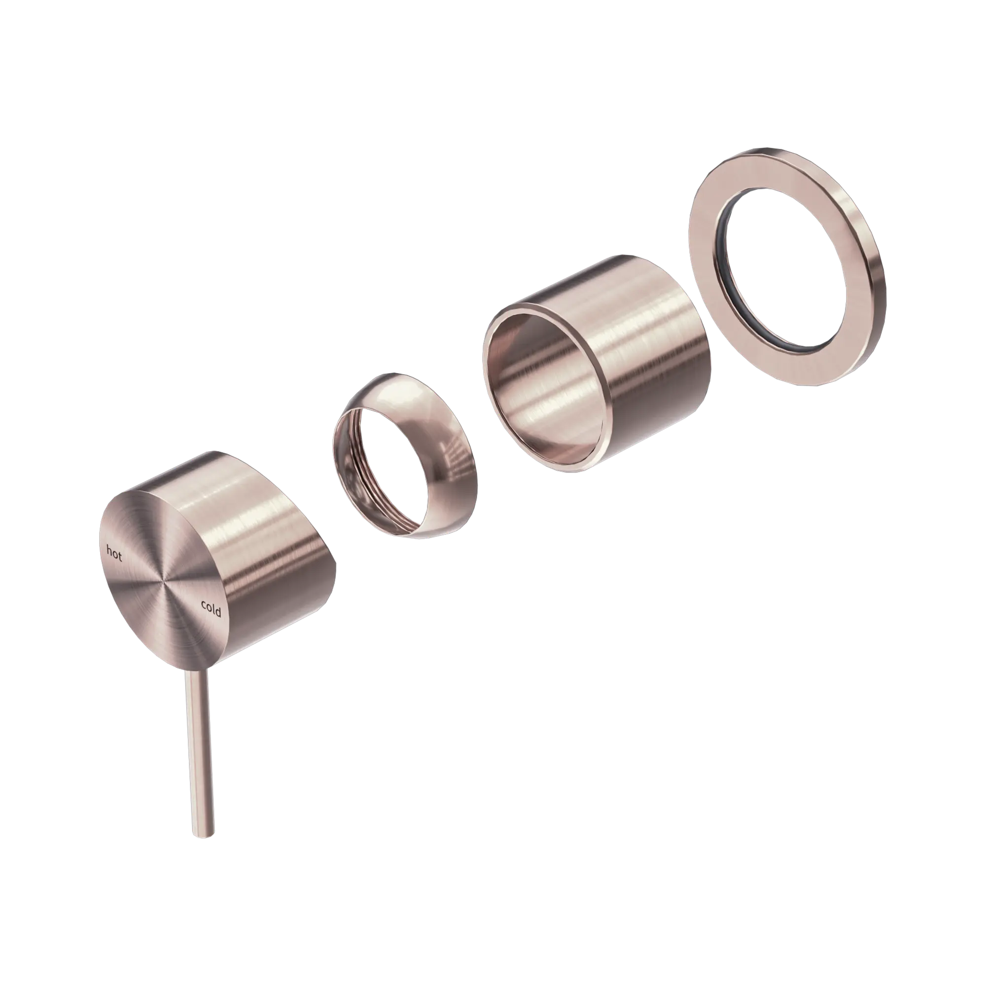 Mecca Shower Mixer 60mm Plate Trim Kit Only
