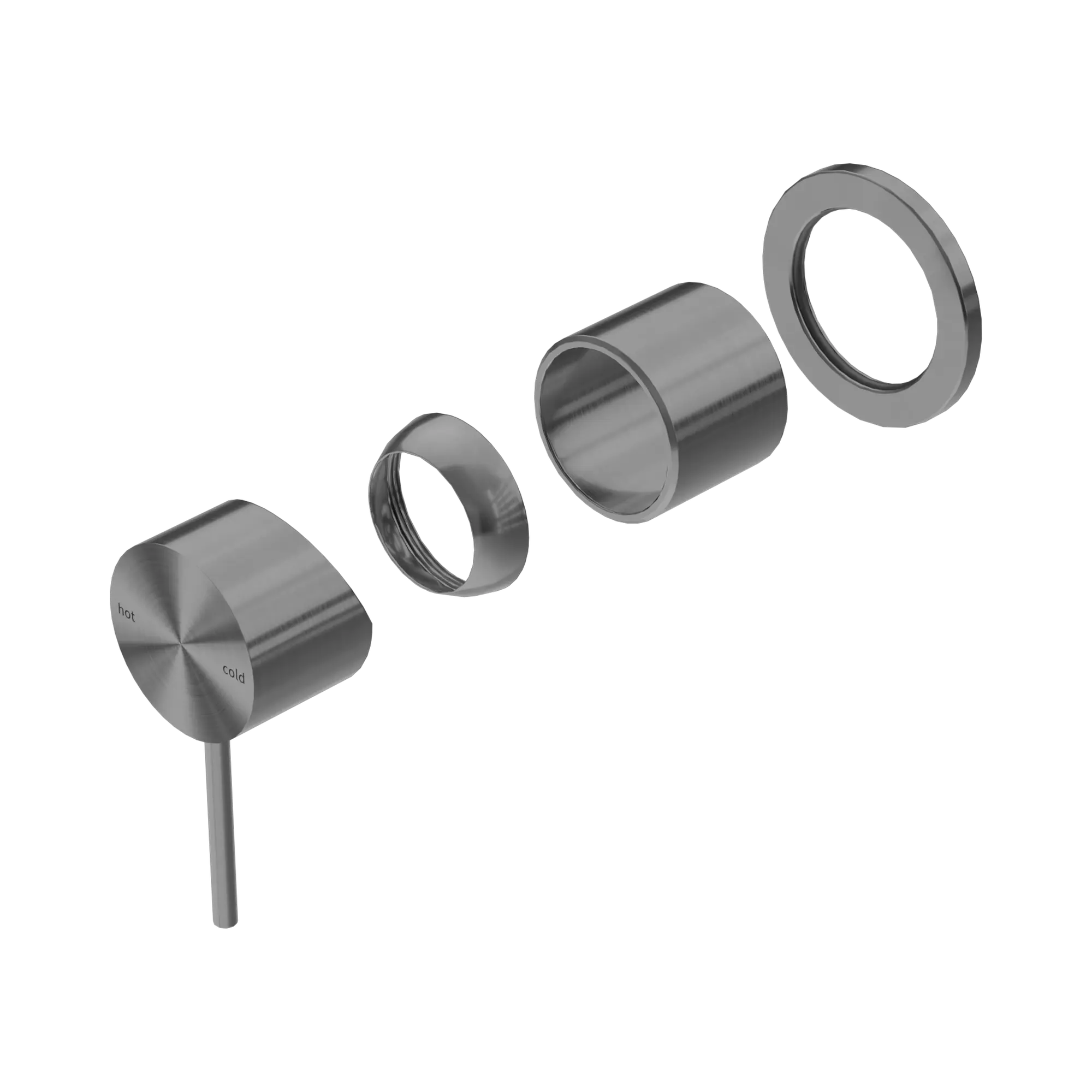 Mecca Shower Mixer 60mm Plate Trim Kit Only