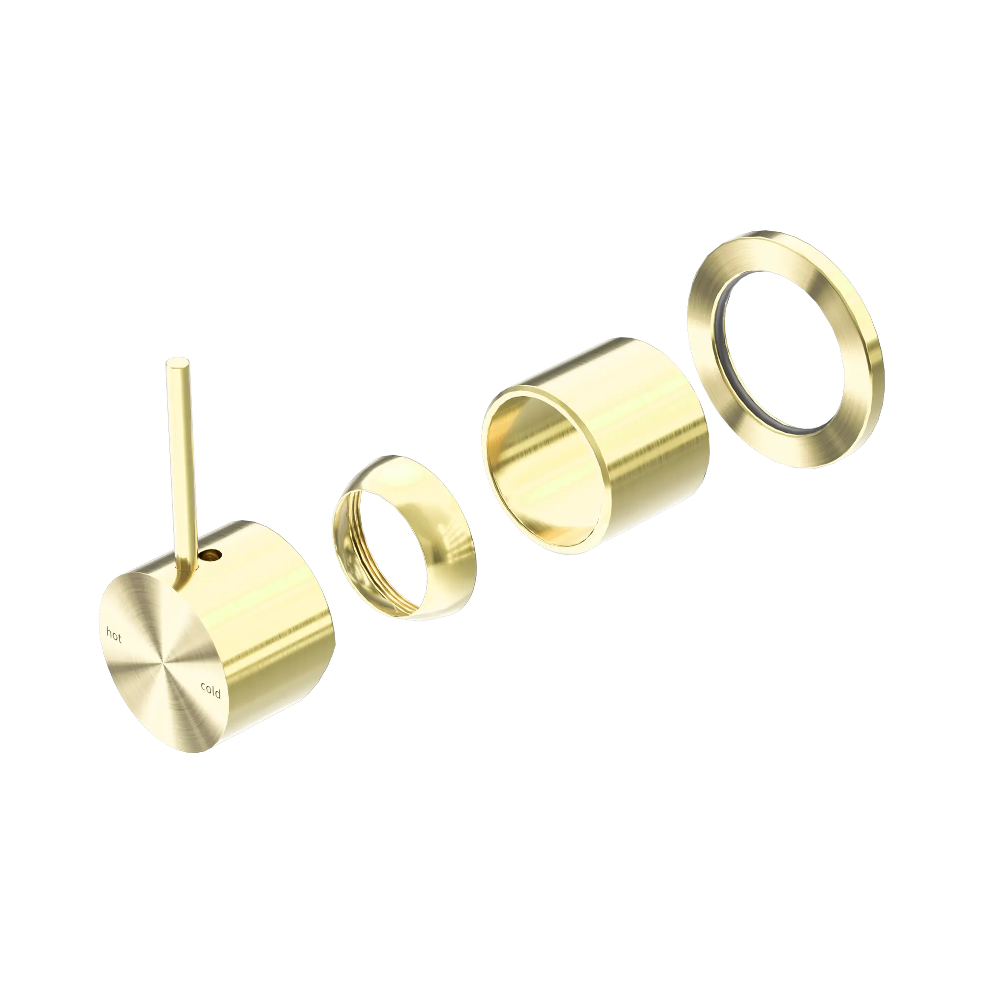 Mecca Shower Mixer 60mm Handle Up Plate Trim Kit Only