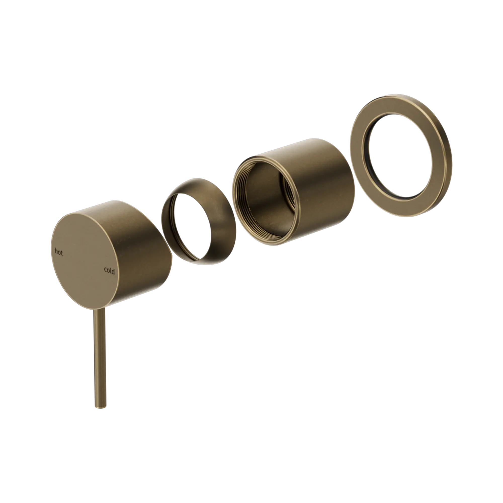 Mecca Shower Mixer 60mm Plate Trim Kit Only