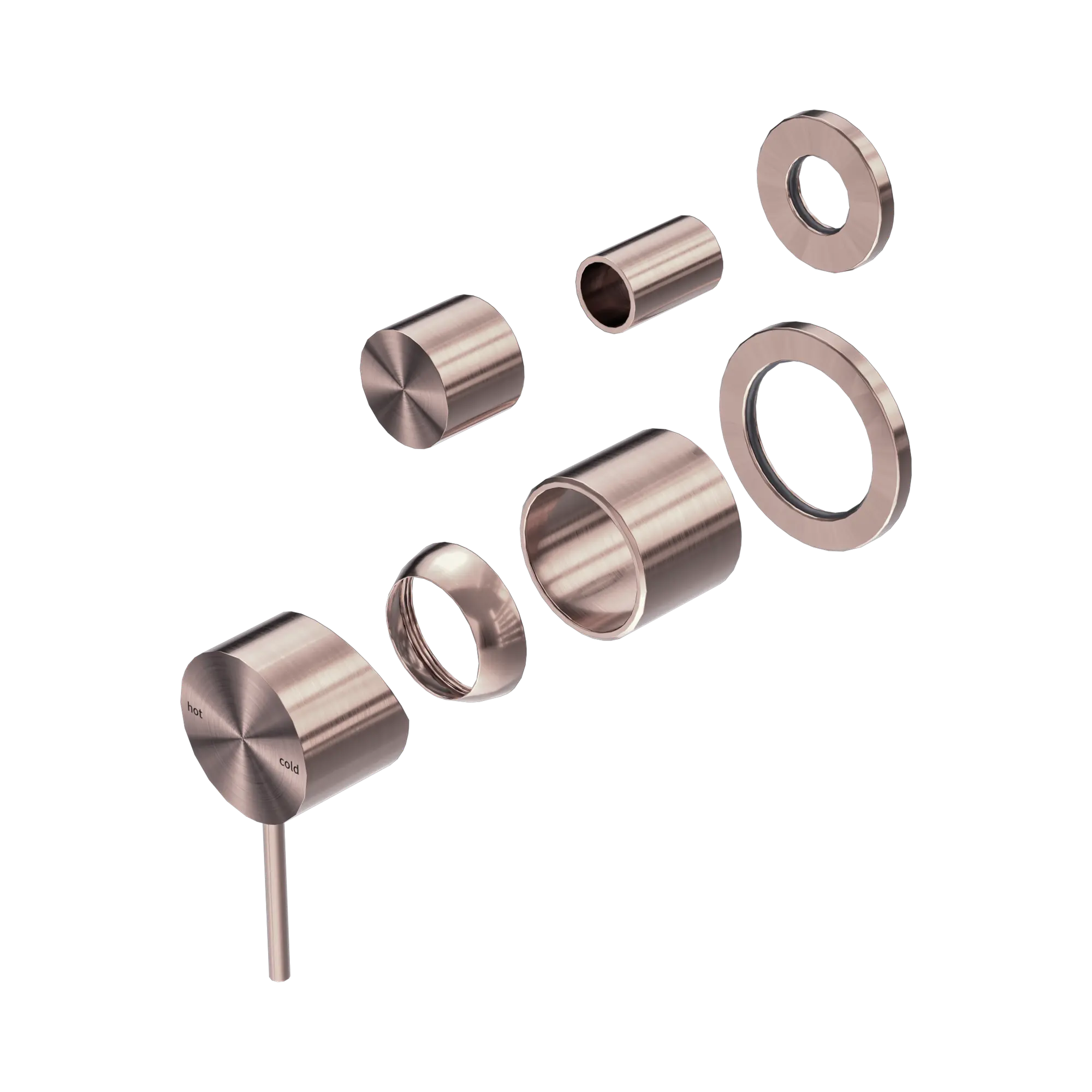 Mecca Shower Mixer With Diverter Separate Back Plate Trim Kit Only
