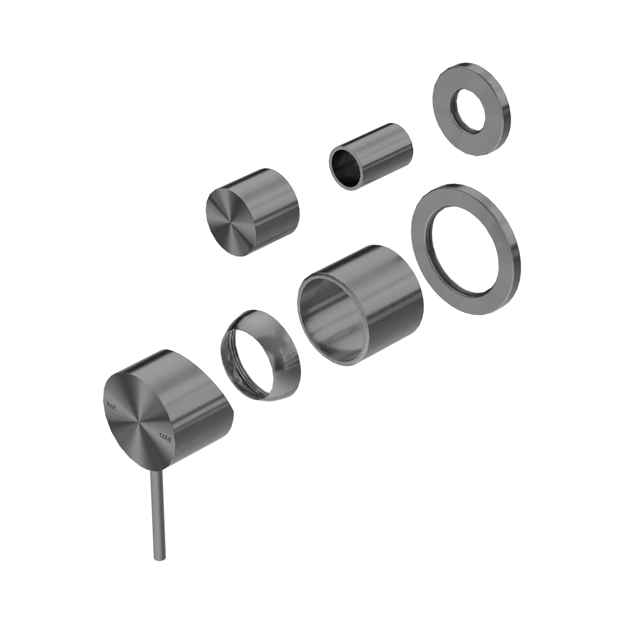 Mecca Shower Mixer With Diverter Separate Back Plate Trim Kit Only